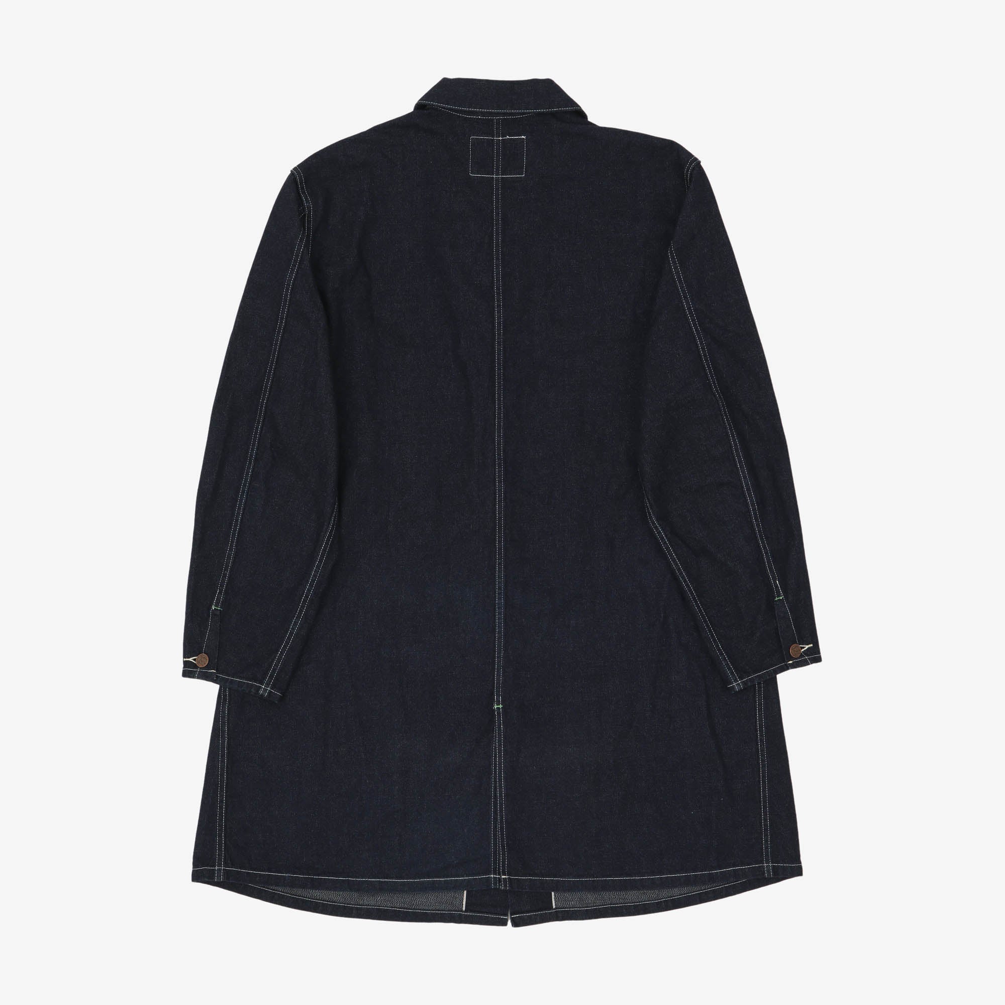 10oz Mottled Denim Tabbys Coat - Image 2