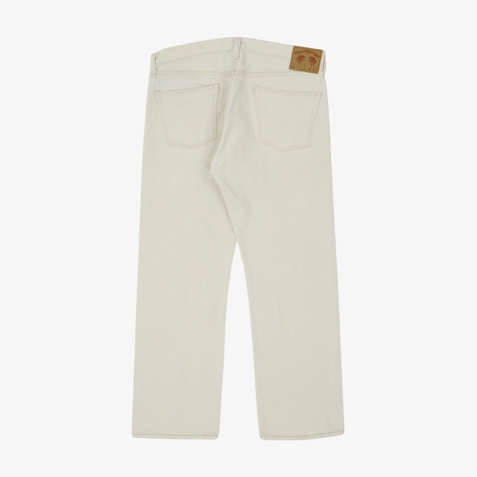1108 13.8oz Regular Straight Jeans (38W X 29.5L) - Image 2