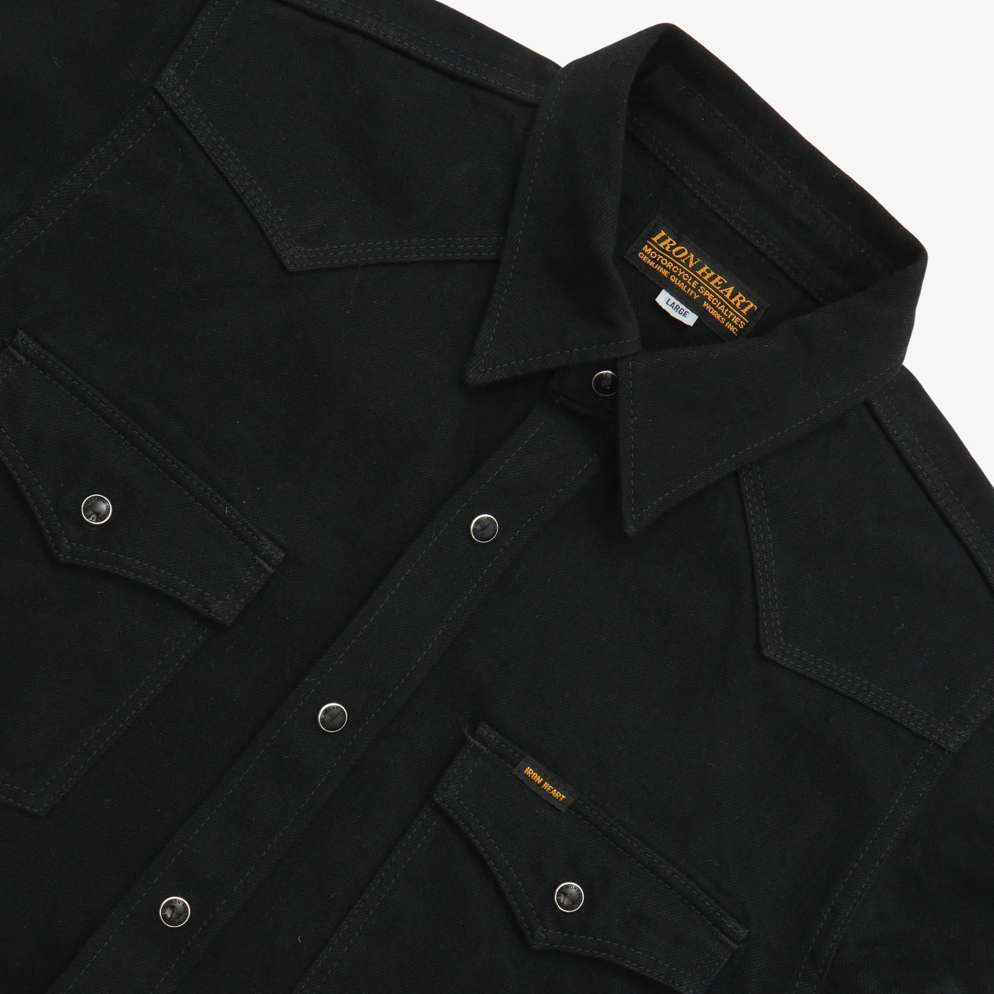 12oz Selvedge Denim Western Shirt - Image 3