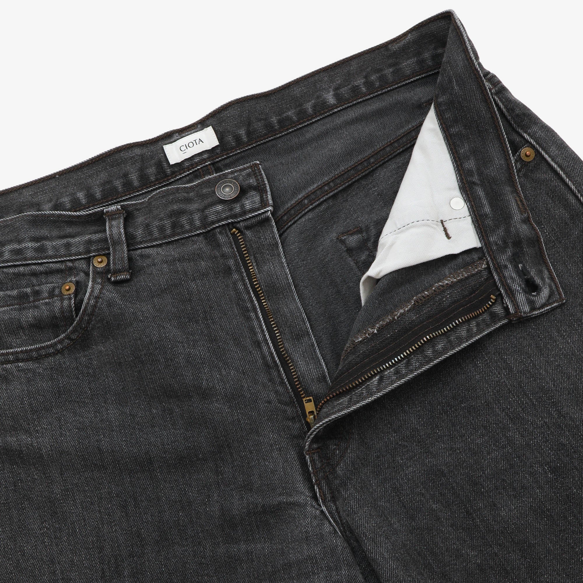 13.5oz Wide Tapered Selvedge Jeans (32W X 29L) - Image 3