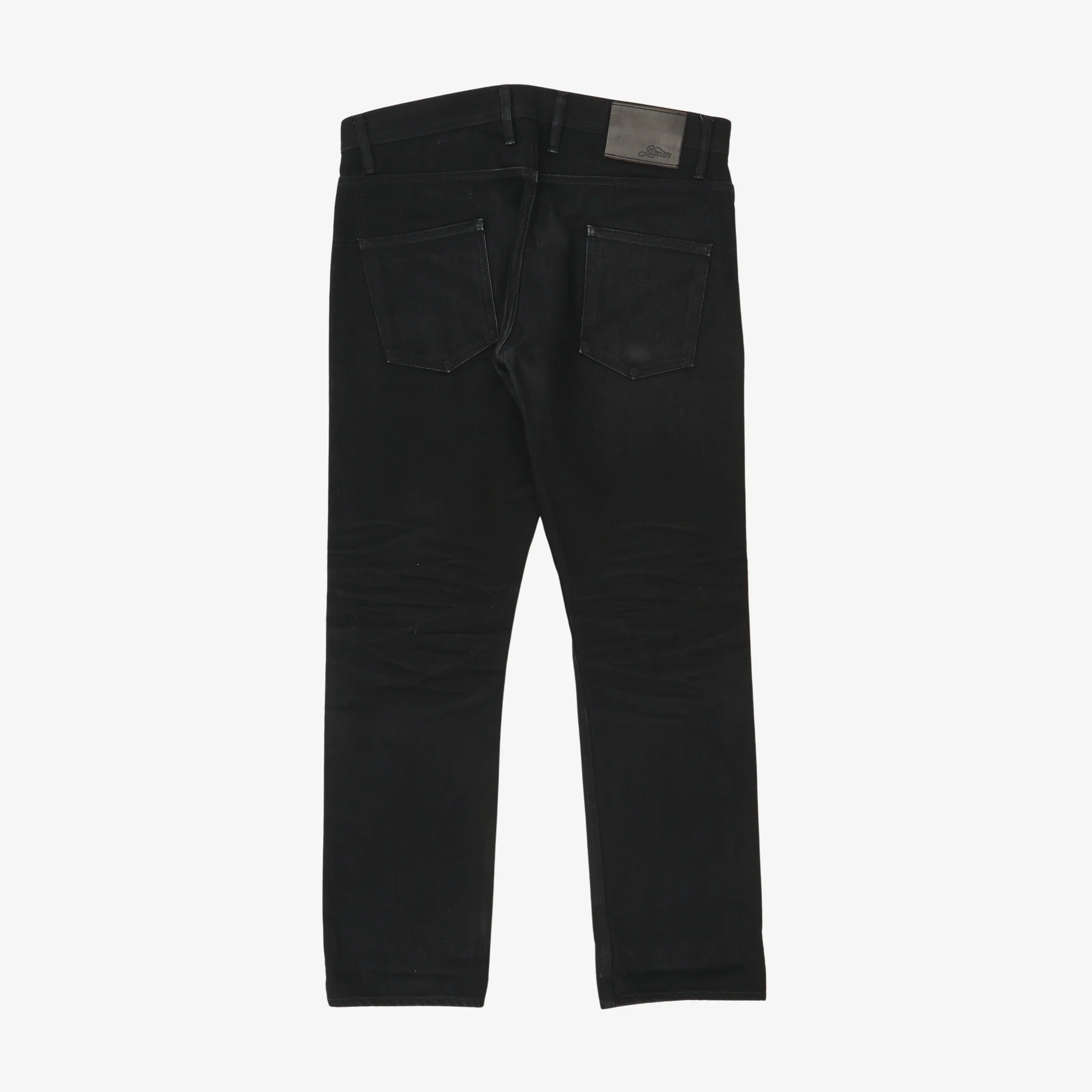 14.5oz Slim Tapered Selvedge Jeans (36W X 30.5L) - Image 2