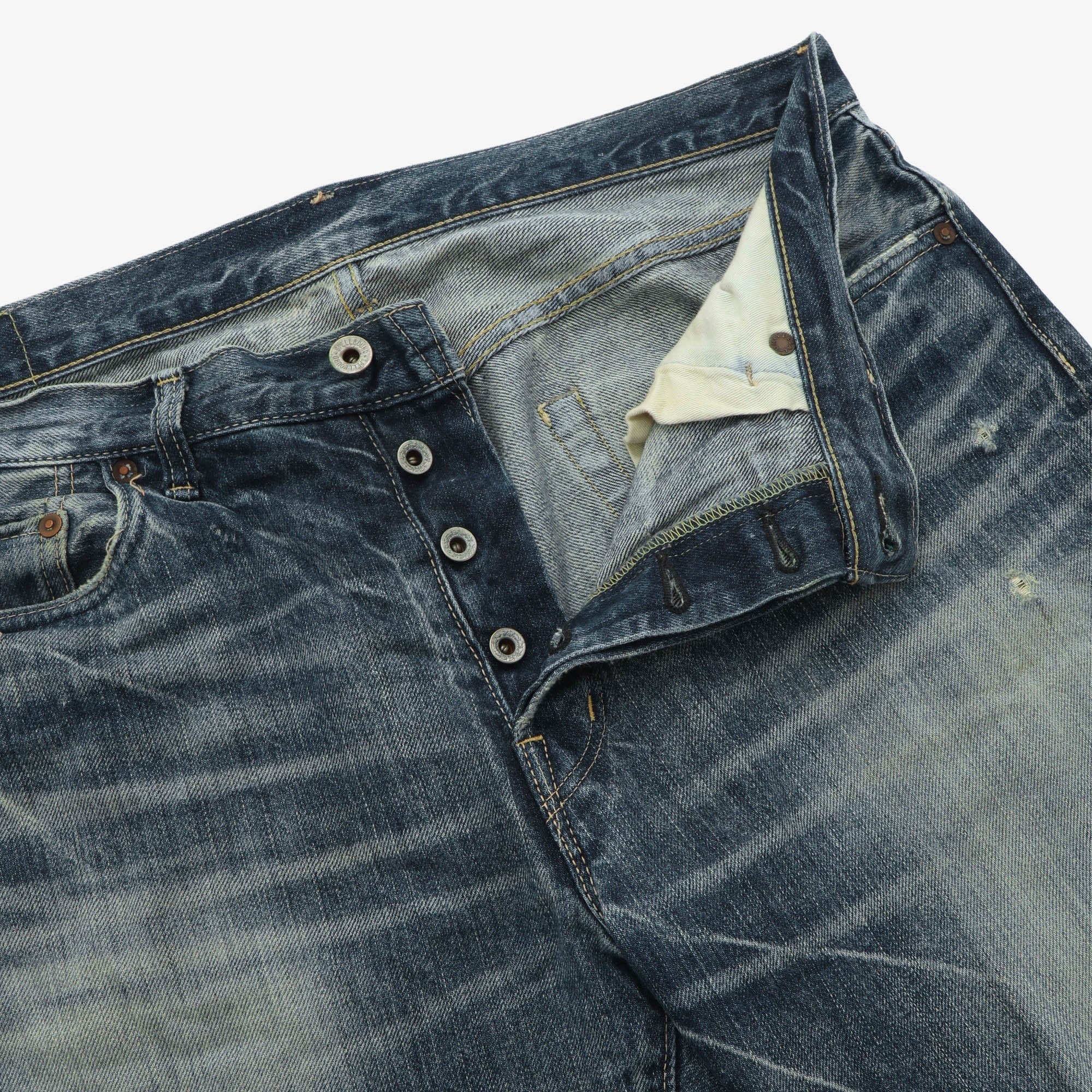188B 13.5oz Selvedge Denim (34W X 28.5L) - Image 3