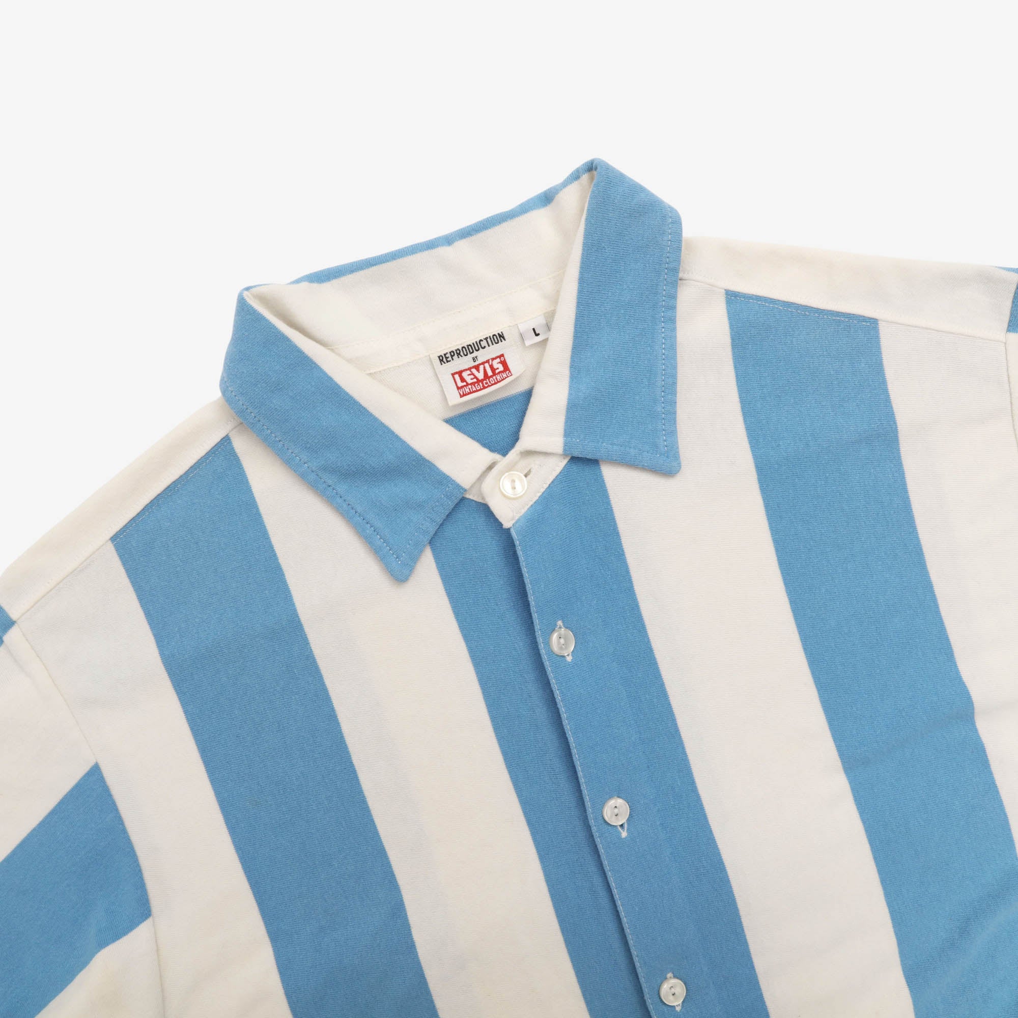 1955s Striped Yarndye Polo - Image 3