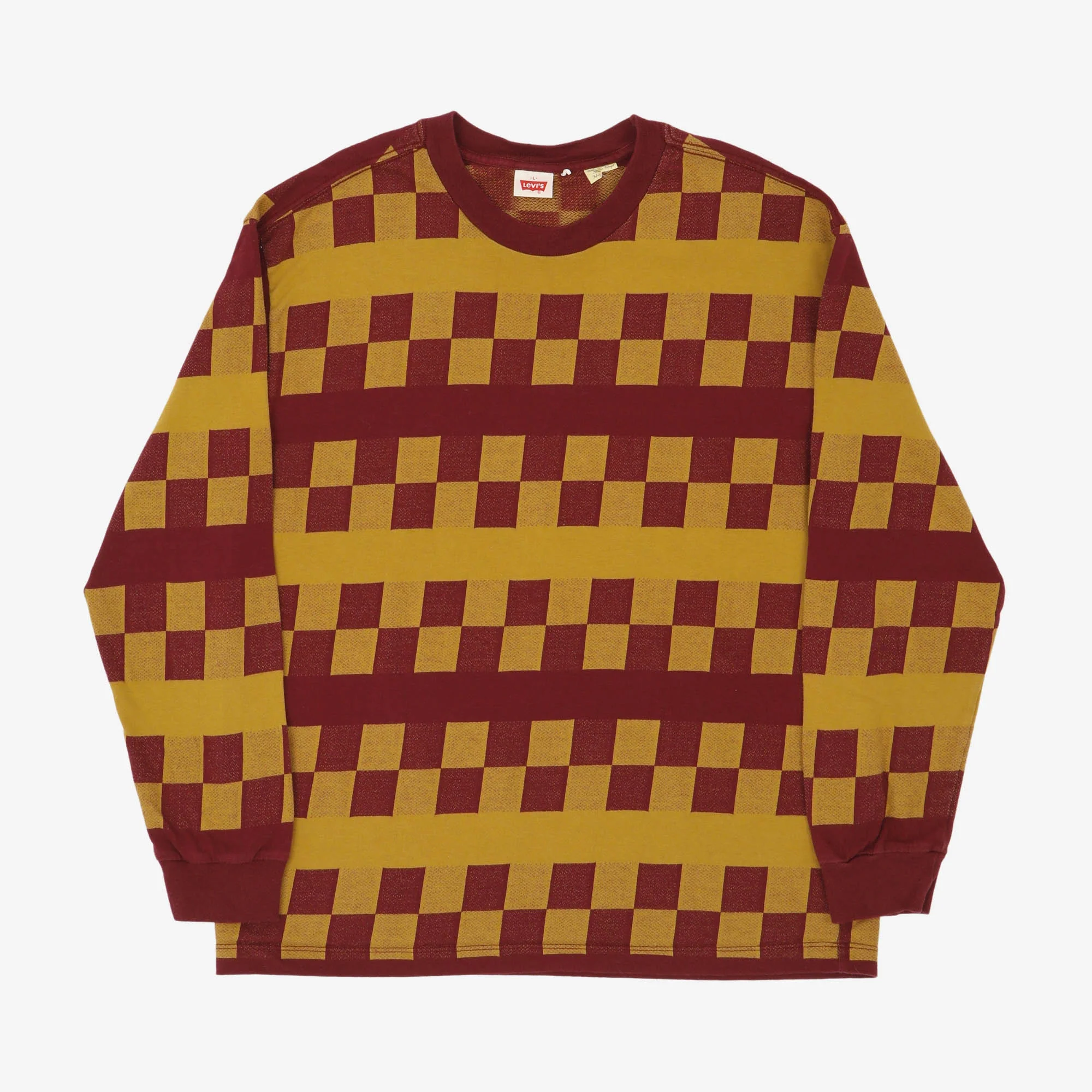 1980s Checkboard LS Tee