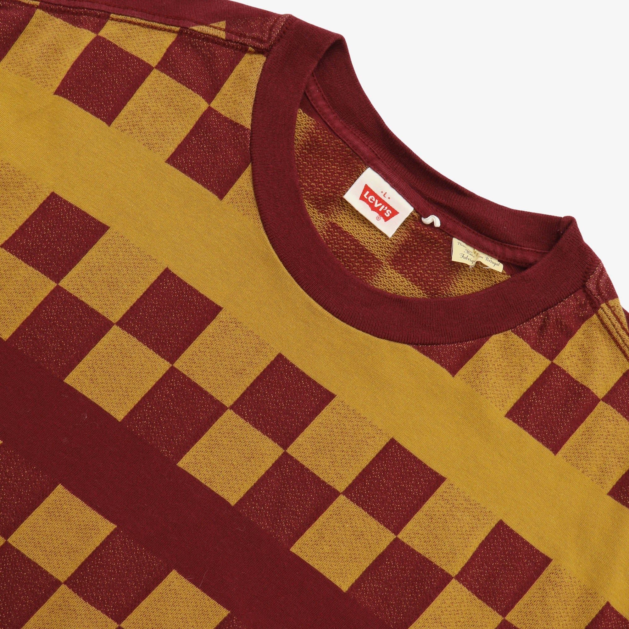 1980s Checkboard LS Tee - Image 3