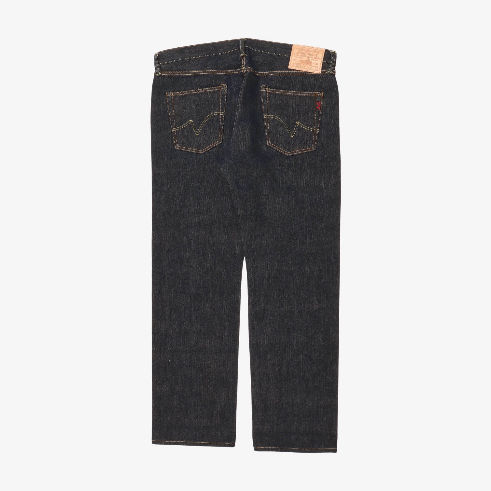 21oz Selvedge Denim Slim Straight Cut Jeans (40W X 32L) - Image 2