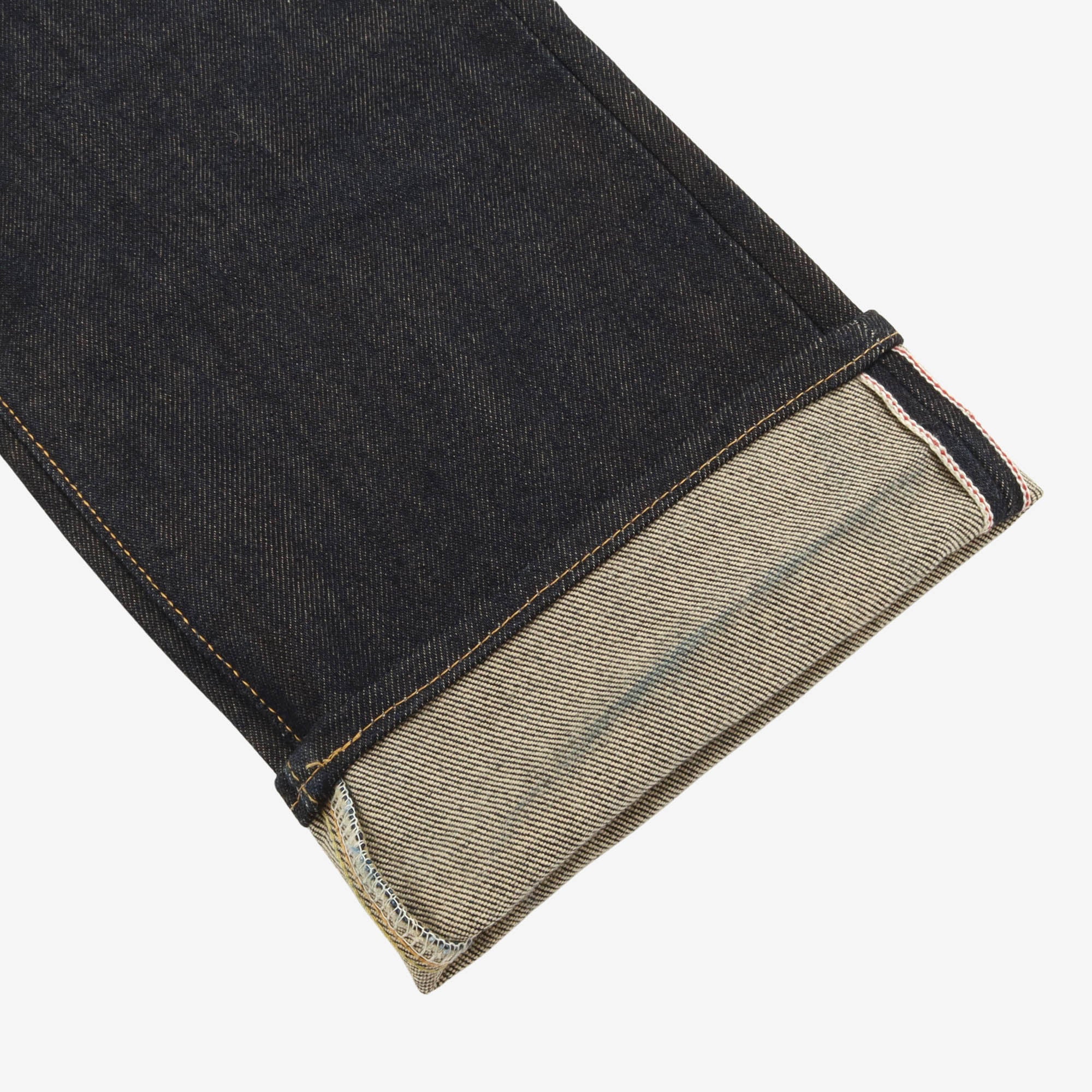 21oz Selvedge Denim Slim Straight Cut Jeans (40W X 32L) - Image 4
