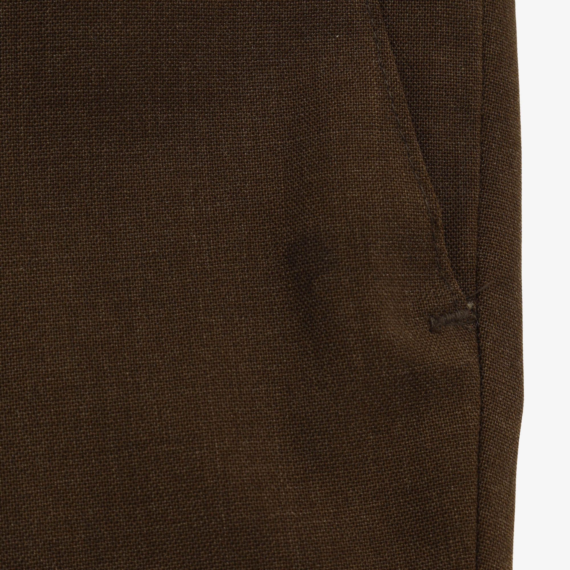 3 Ply Wool Pleated Trousers (32W X 28L) - Image 4