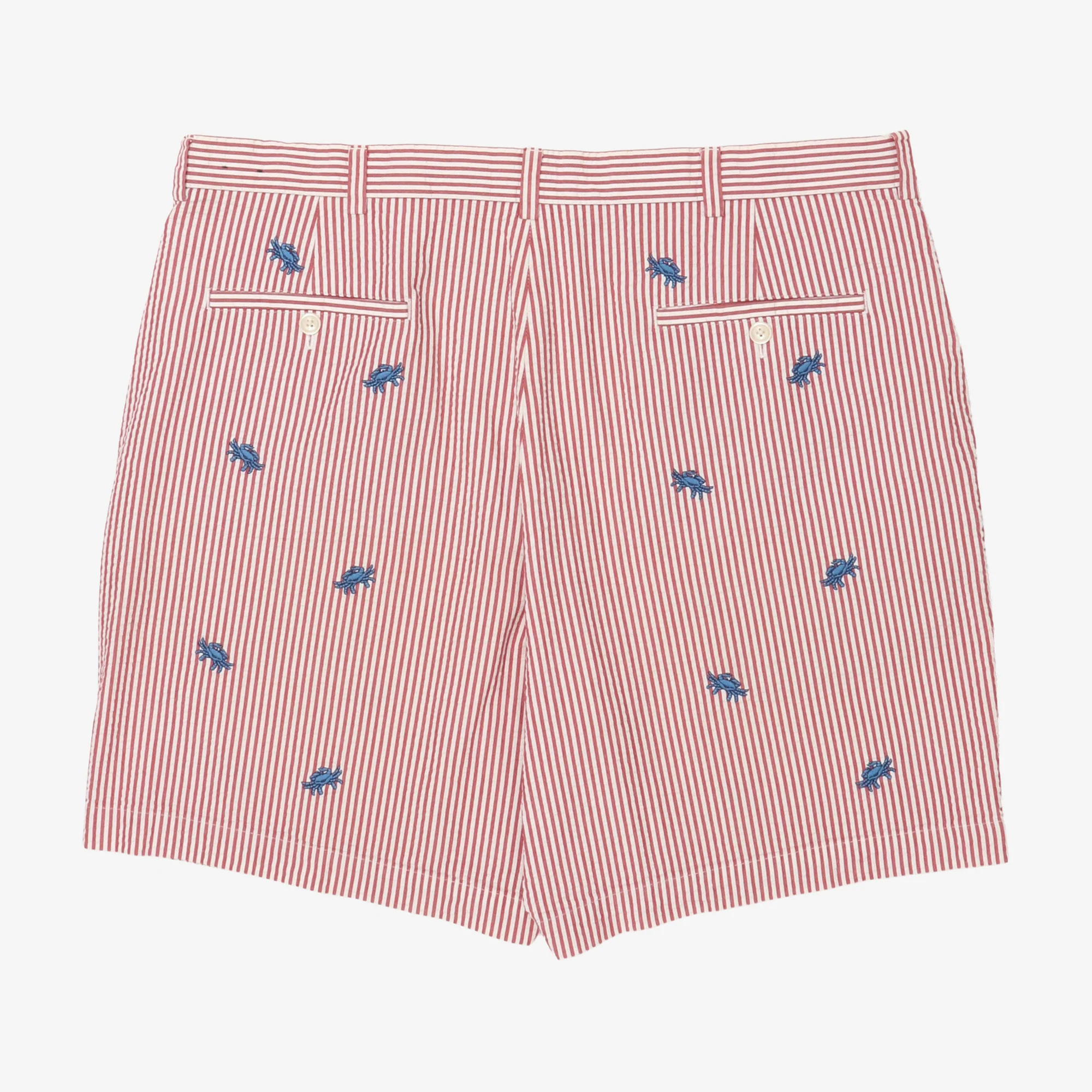 346 Embroidered Seersucker Shorts (40W) - Image 2