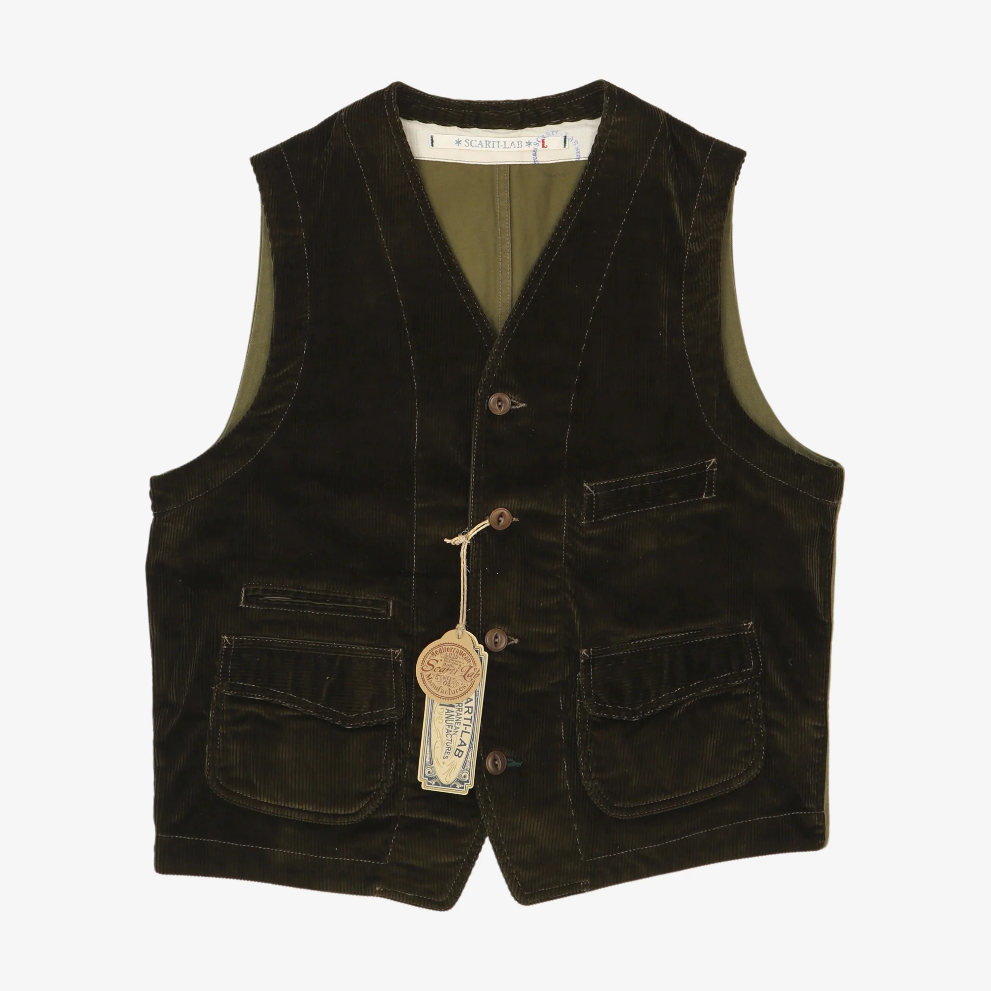 403-SN814 Corduroy Workwear Vest