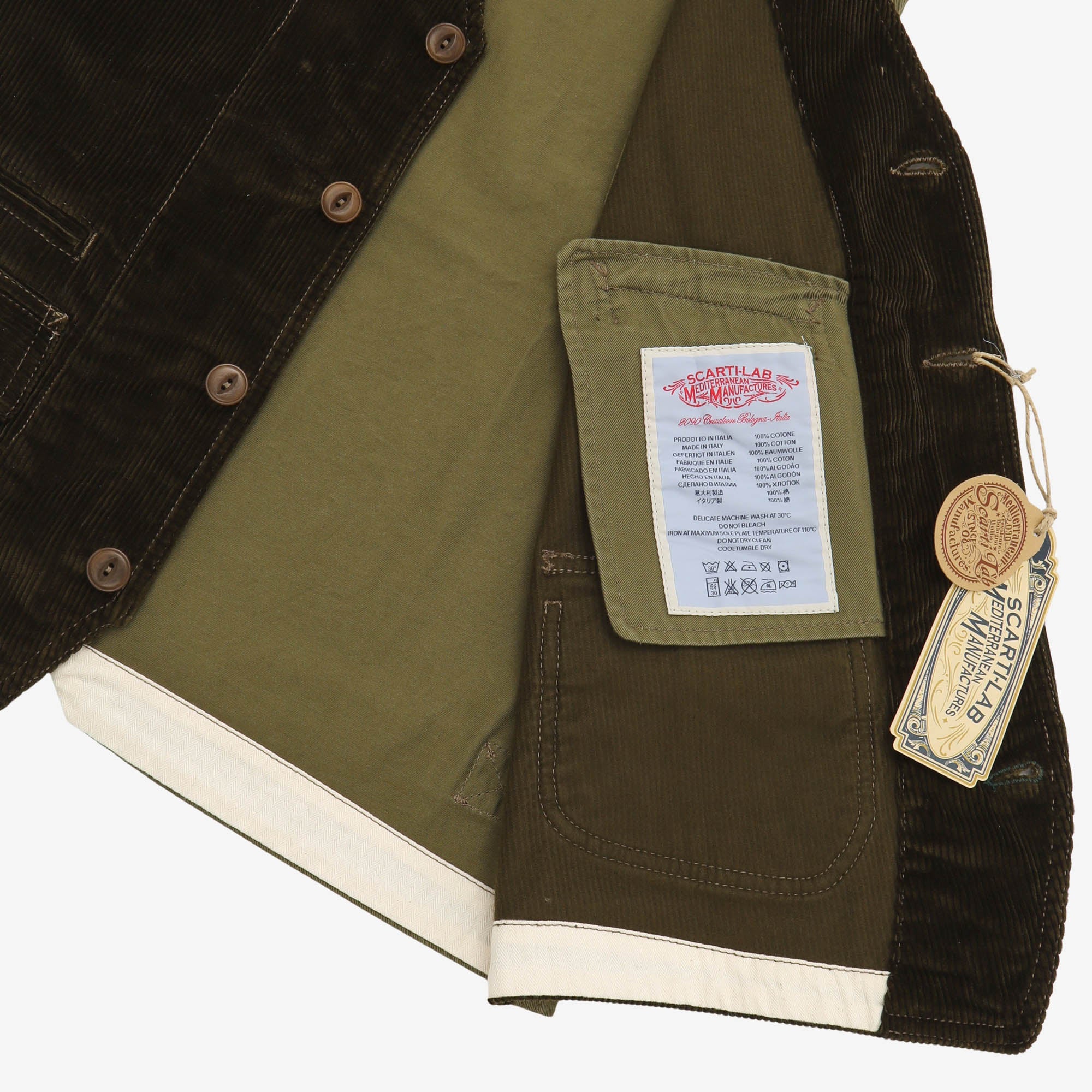 403-SN814 Corduroy Workwear Vest - Image 4