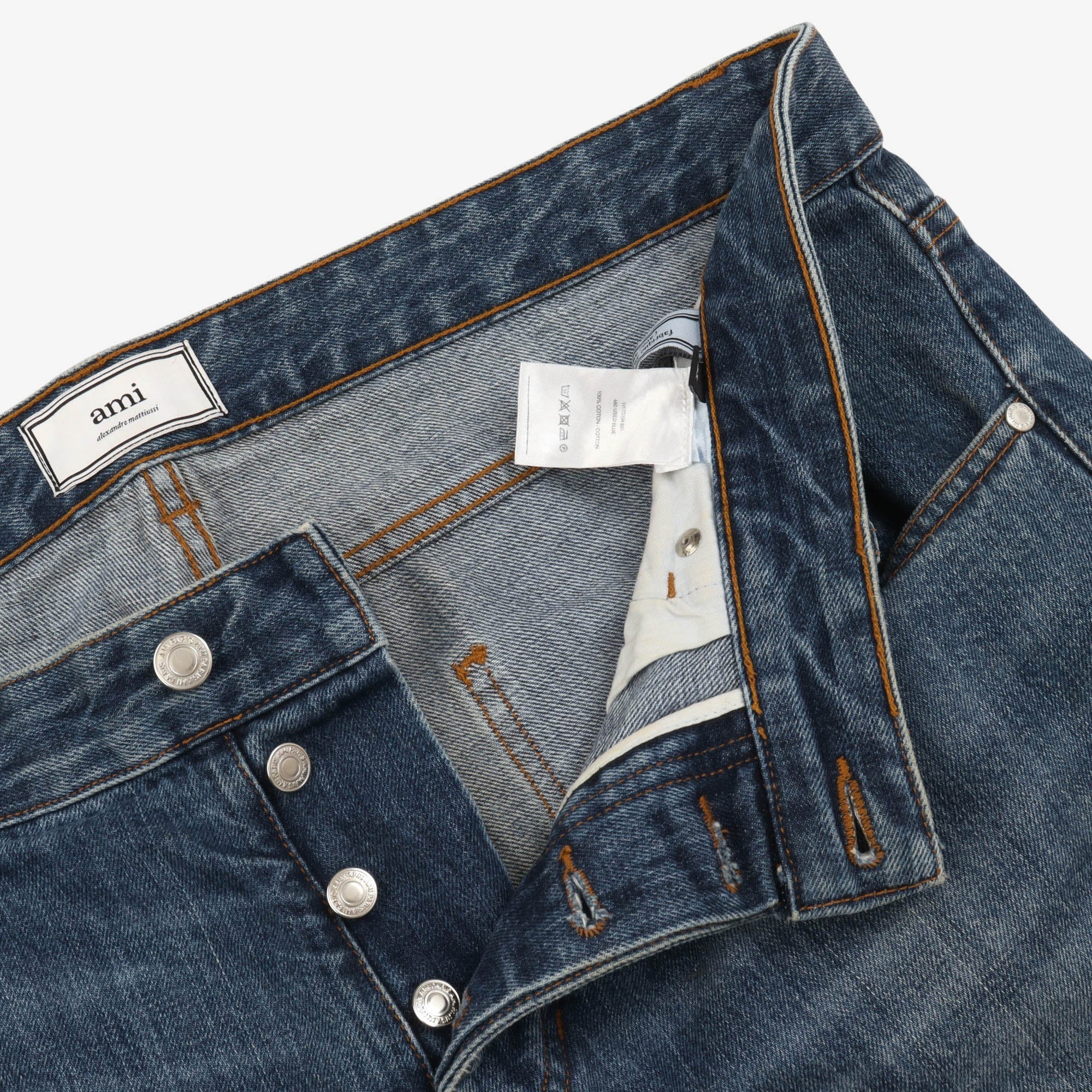 480 Used Blue Jeans (37W x 23.5L) - Image 6