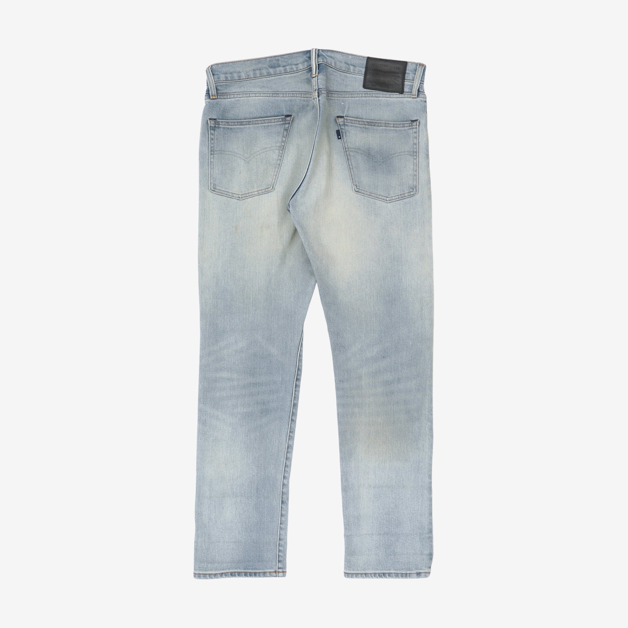 Blue Tab 502 Tapered Selvedge Denim (35W X 30L) - Image 2