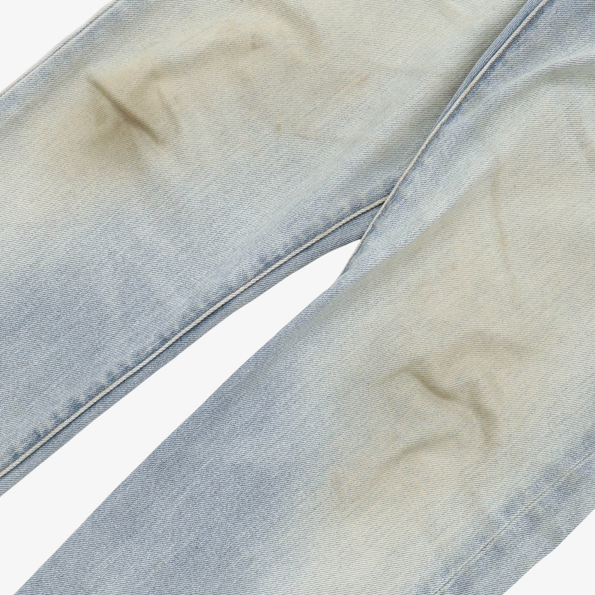 Blue Tab 502 Tapered Selvedge Denim (35W X 30L) - Image 5