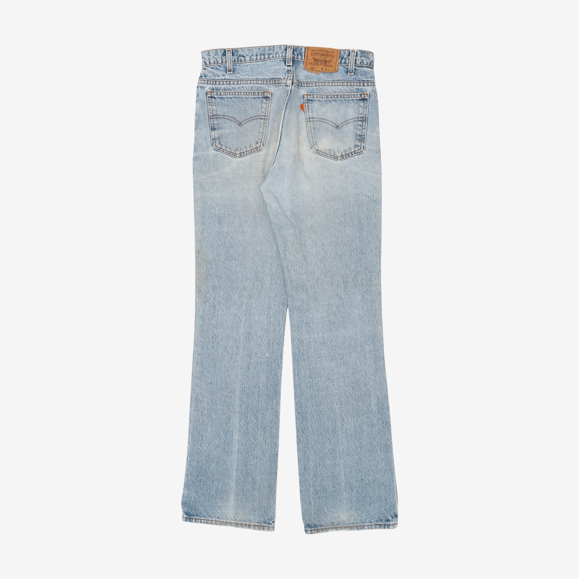 Vintage 517 Bootcut Denim USA (31W X 34L) - Image 2