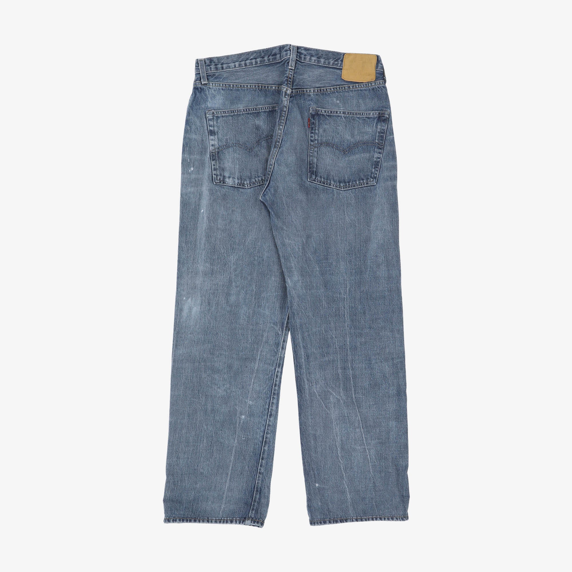 550 Washed Selvedge Denim (34W X 29L) - Image 2