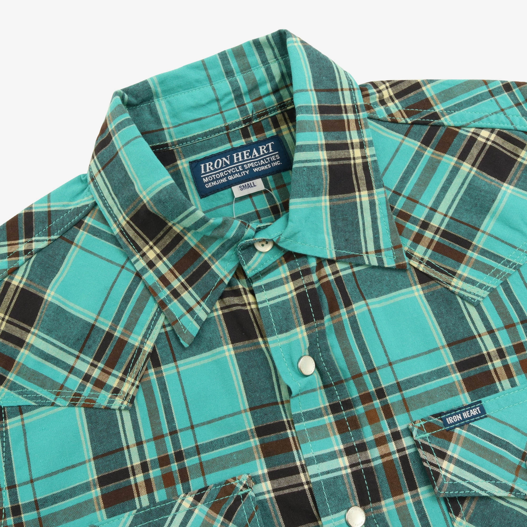 5oz Madras Check Western Shirt - Image 3