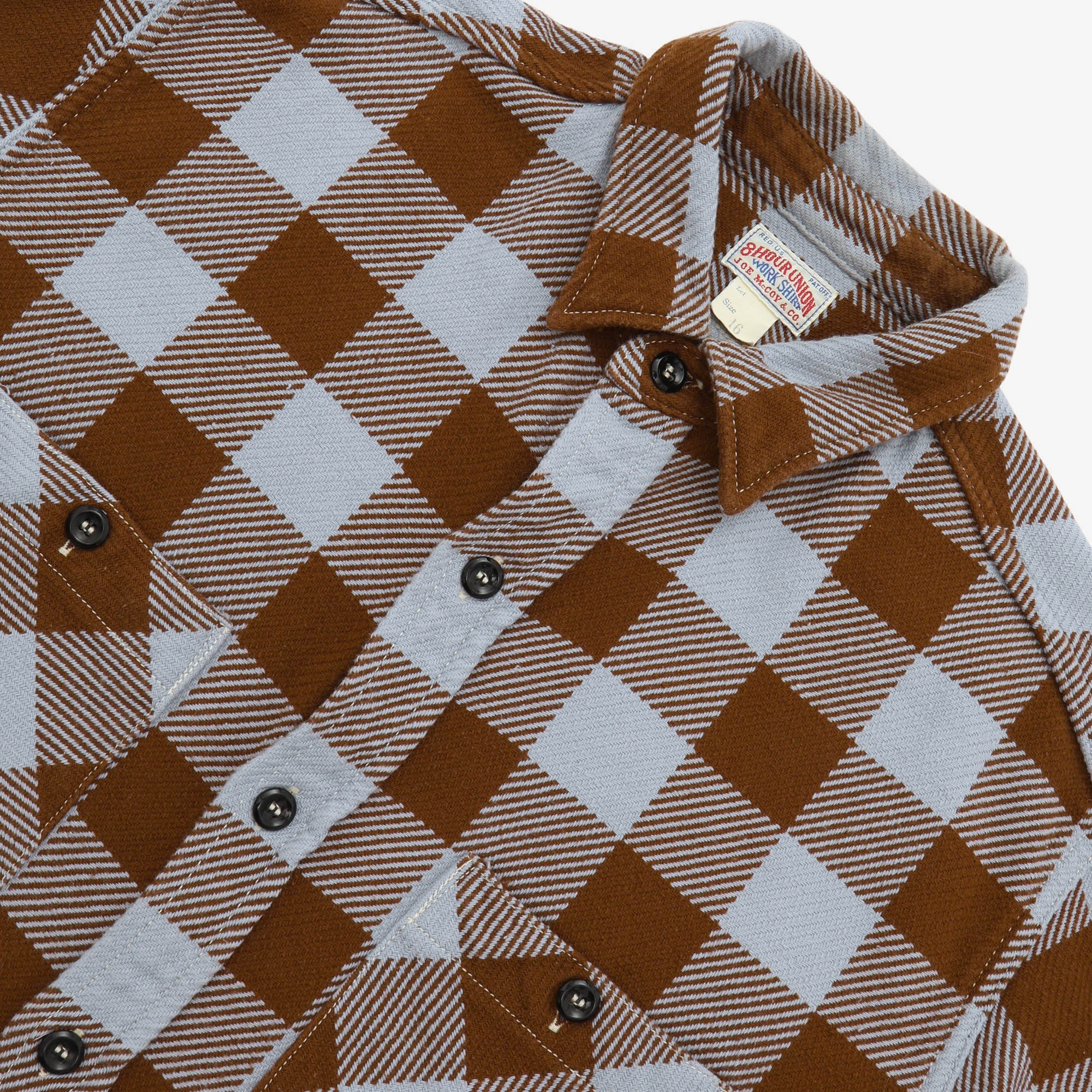 8HU Buffalo Check Work Shirt - Image 3
