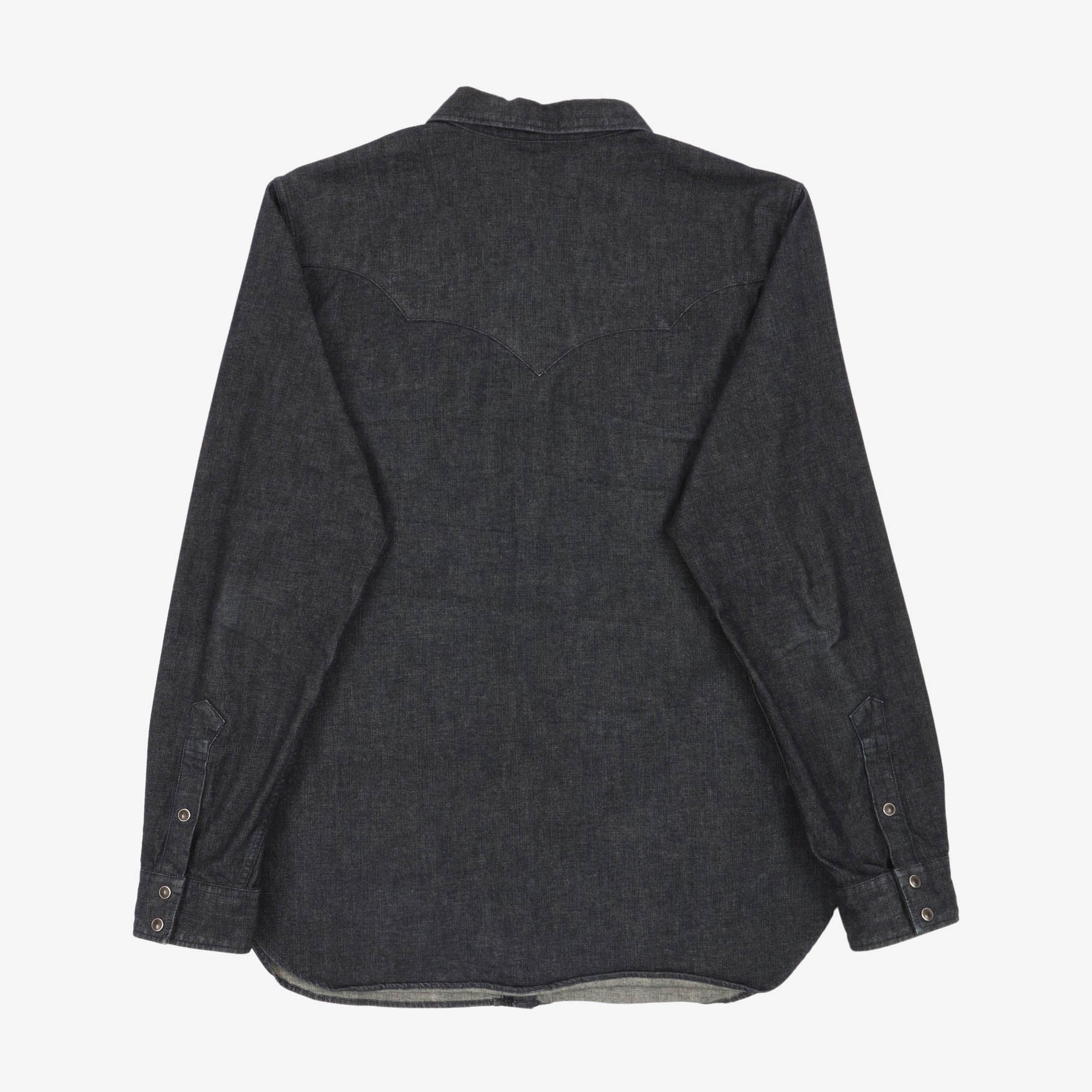 8oz Denim Western Snap Shirt - Image 2