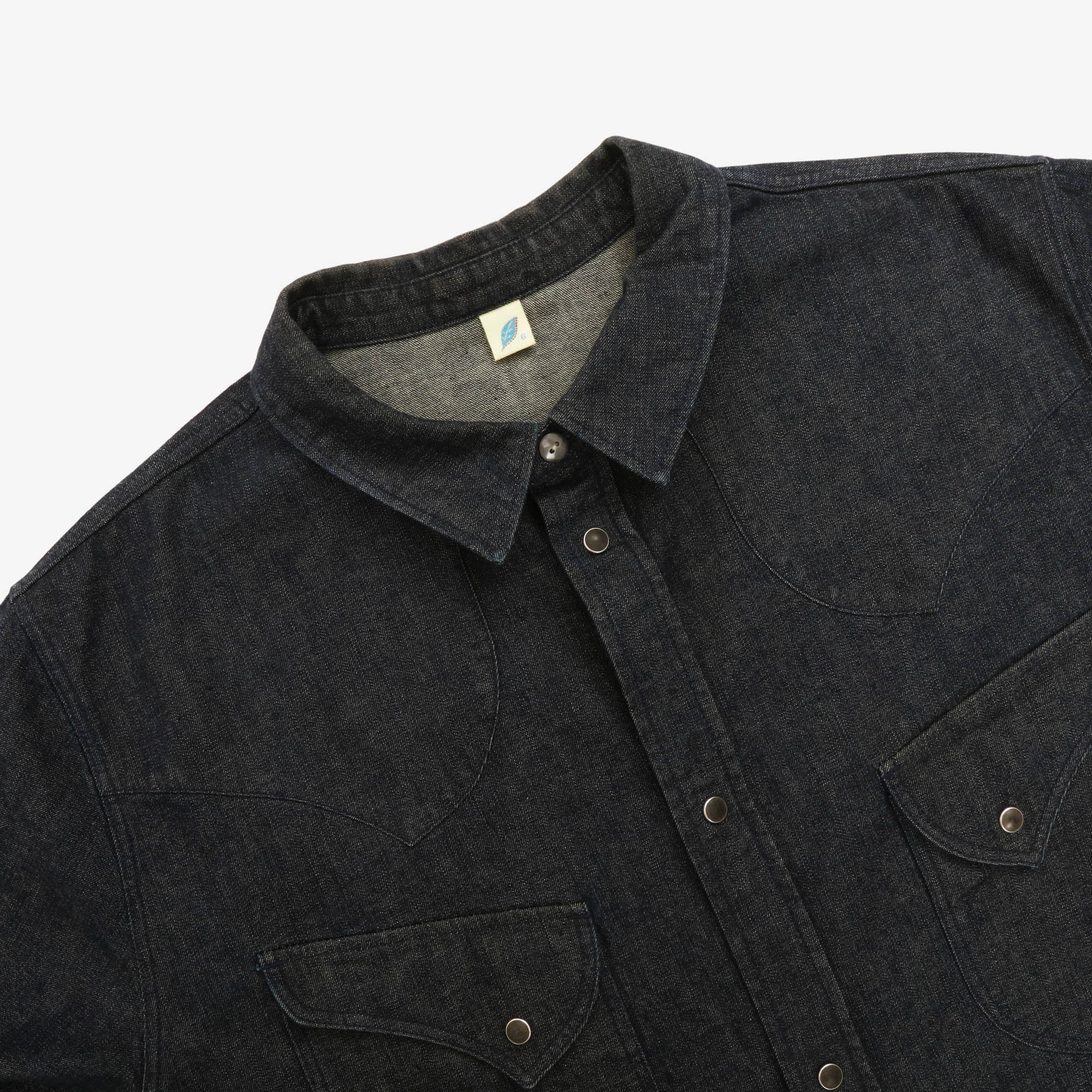 8oz Denim Western Snap Shirt - Image 3