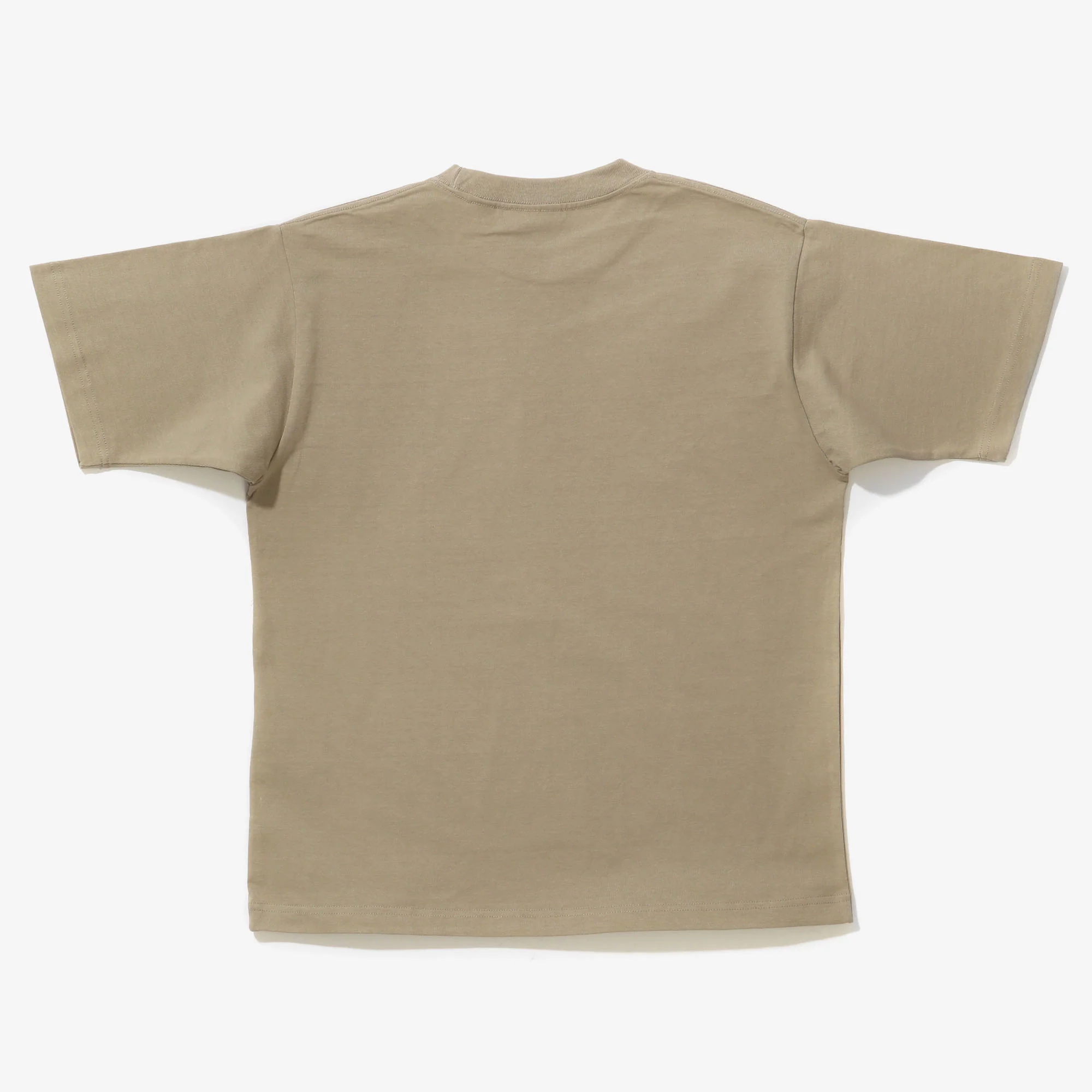 8oz USA Cotton T-Shirt - Khaki - Image 2