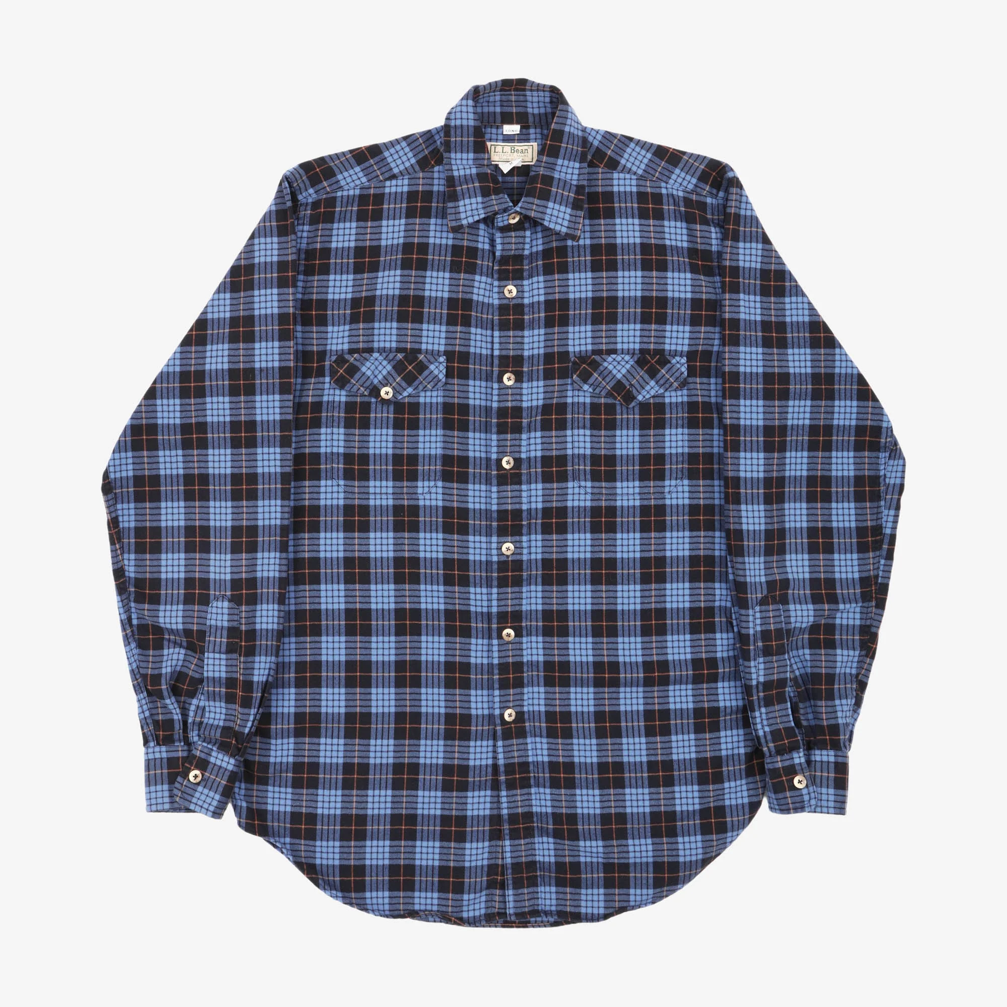 90s Plaid Flannel Shirt