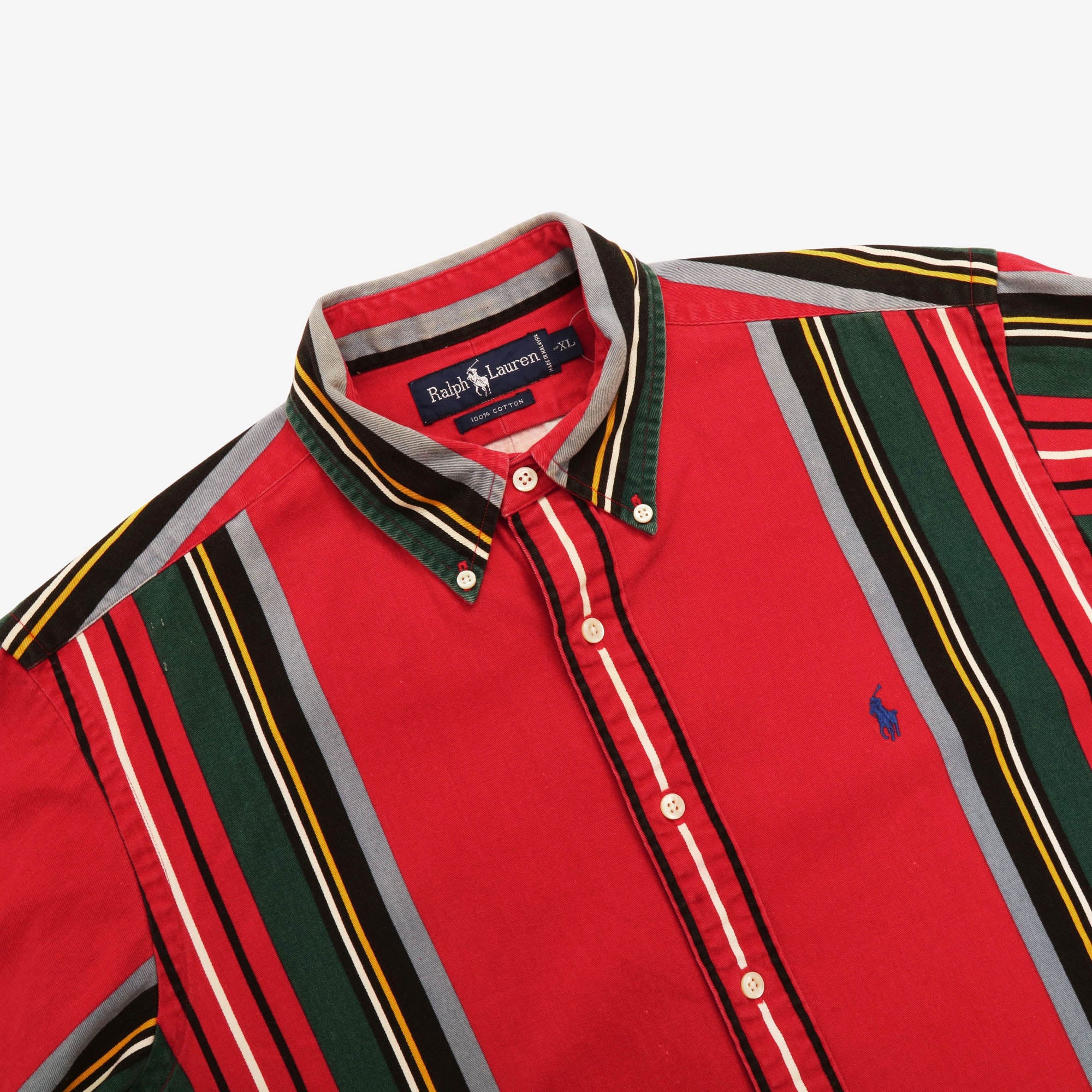 90s Stripe Colorblock BD Shirt - Image 3