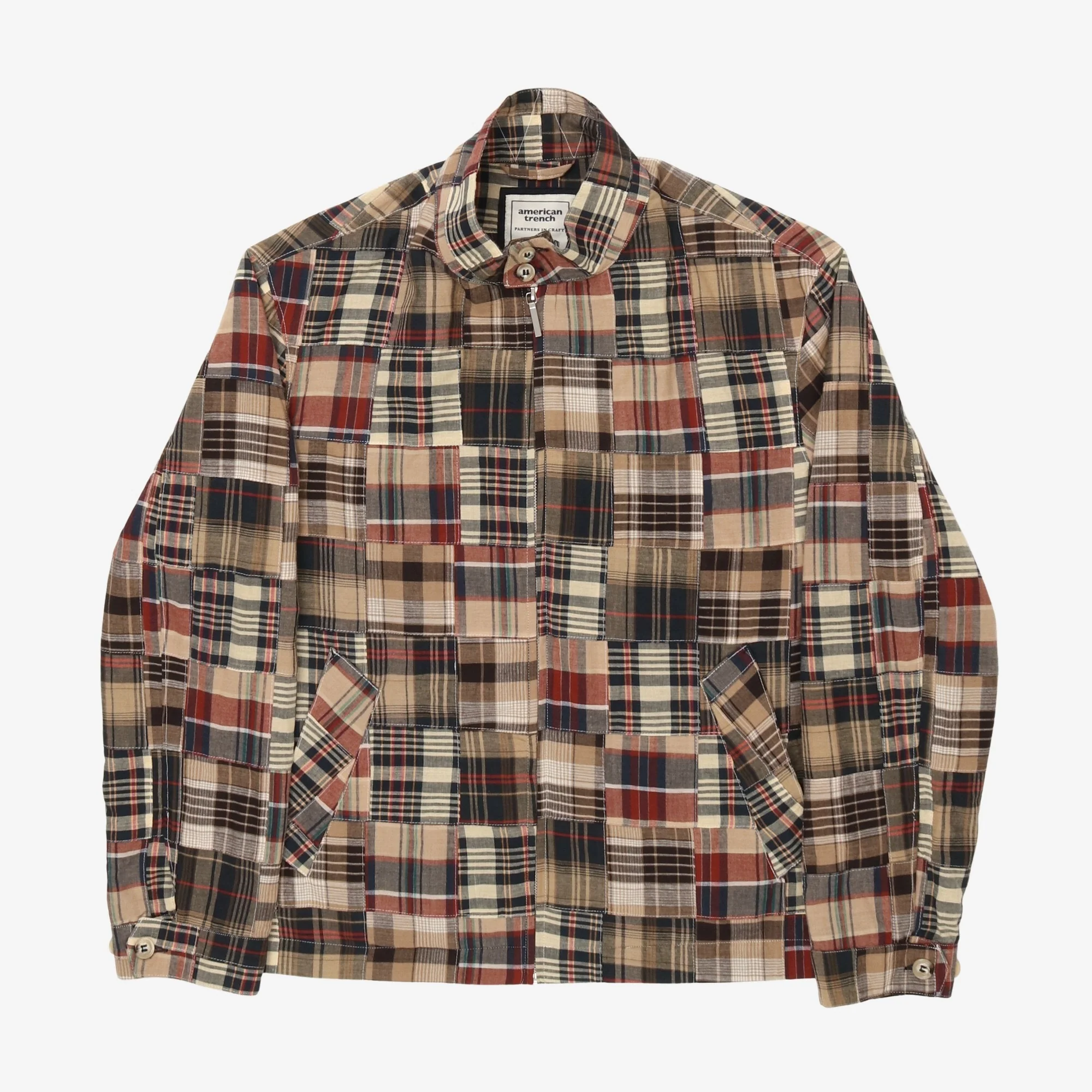 Patchwork Madras Harrington (American Trench)