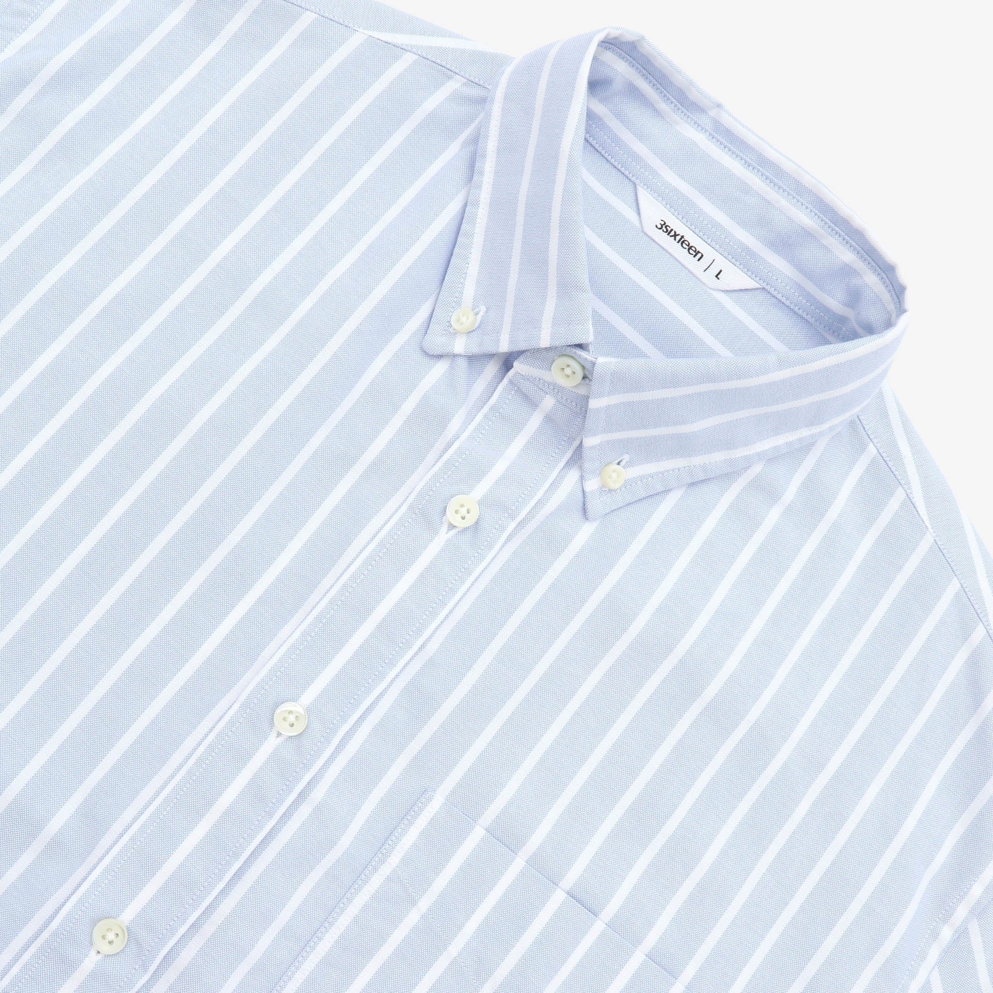 Banker Stripe Big Oxford Shirt - Image 3