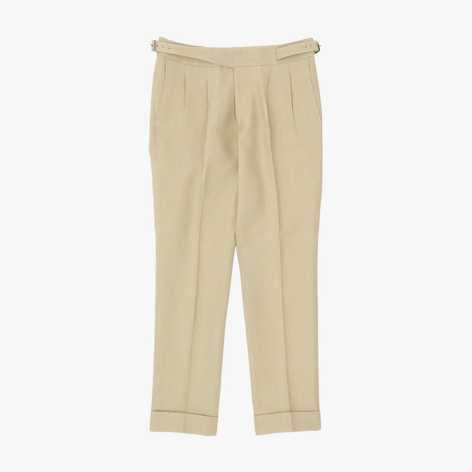 Belted Linen Trousers (35W X 30.5L)