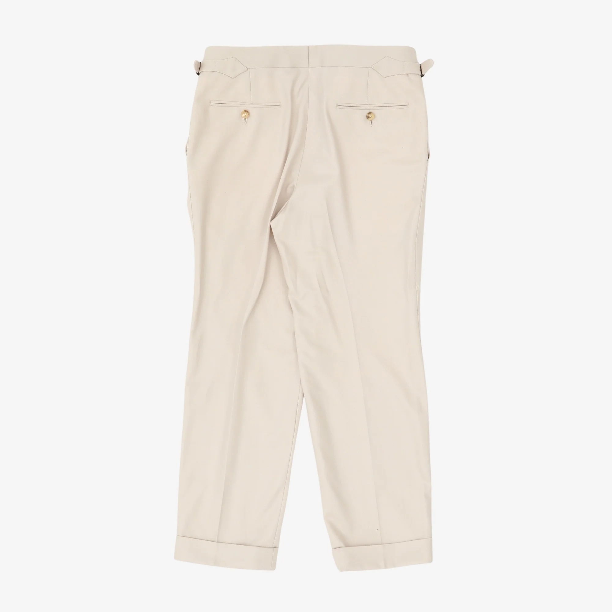 Bespoke Wool Trousers (34W x 27.5L) - Image 2