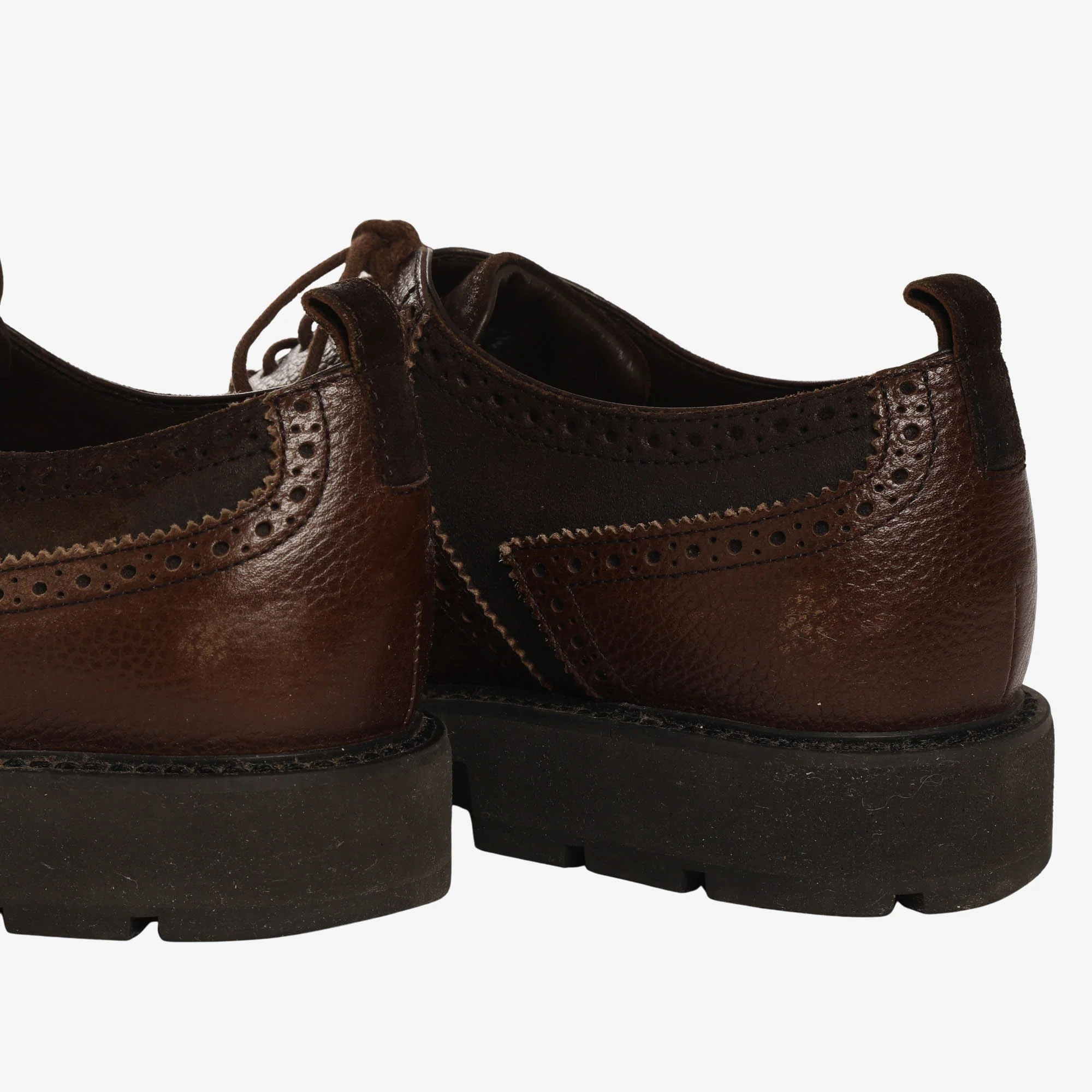 Two Tone Leather Brogue - Image 6