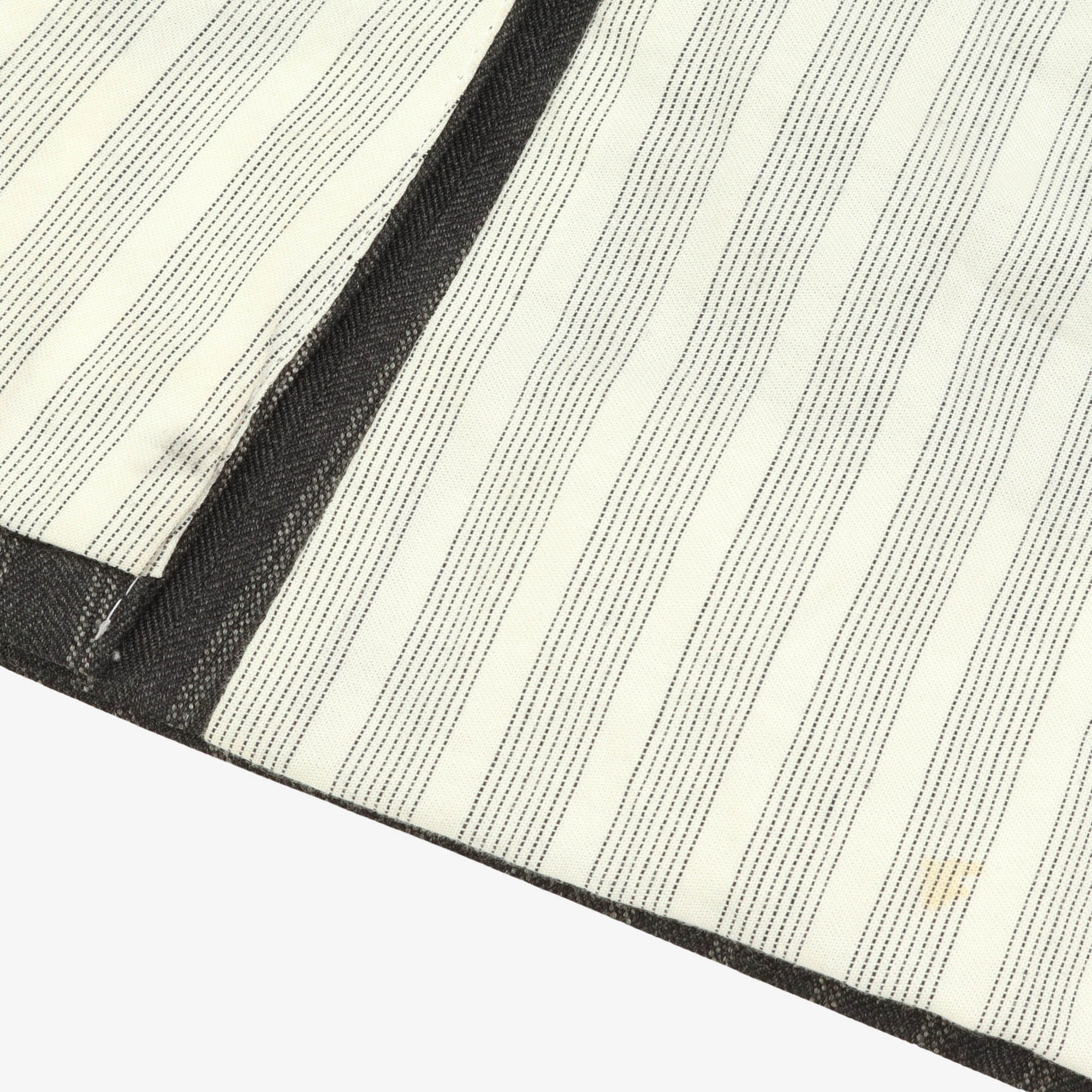 Black Fleece Wool Pinstripe Suit - Image 4