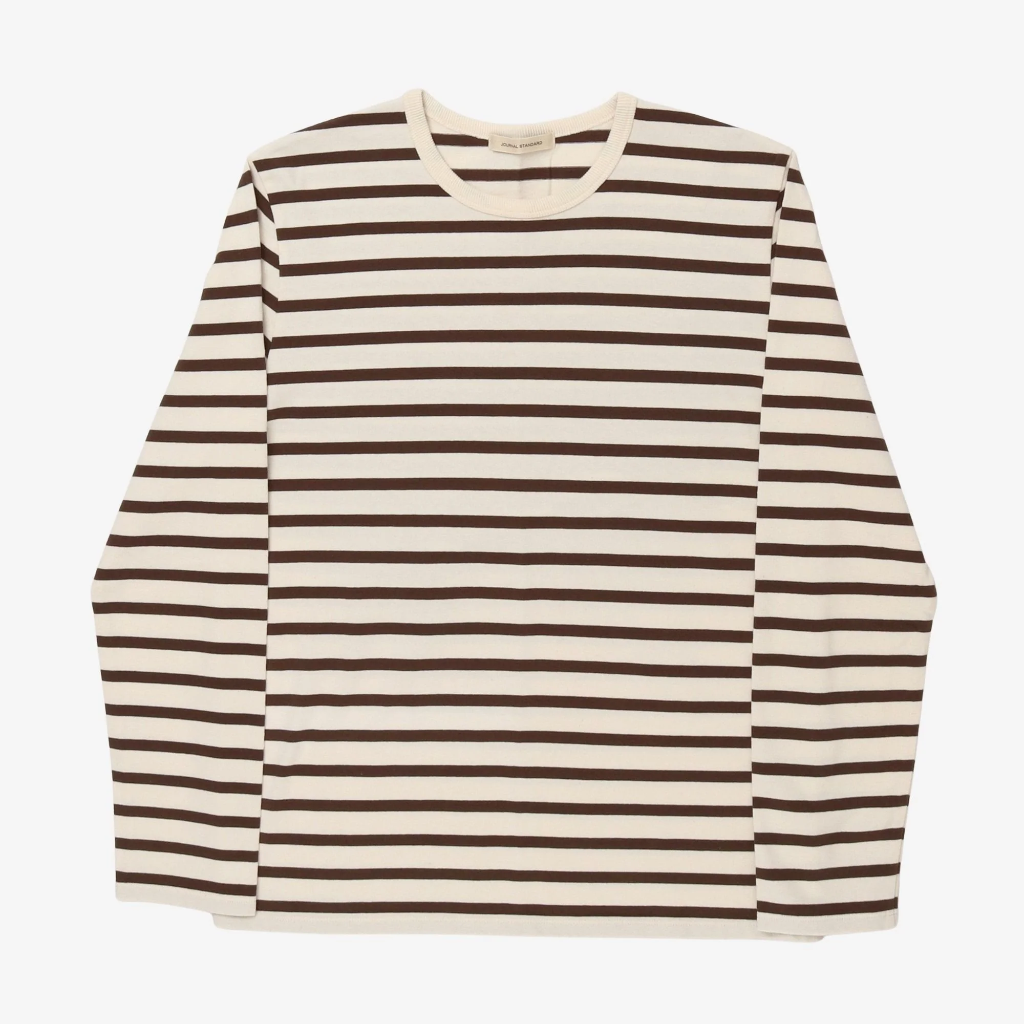 Boat Neck Stripe LS Tee