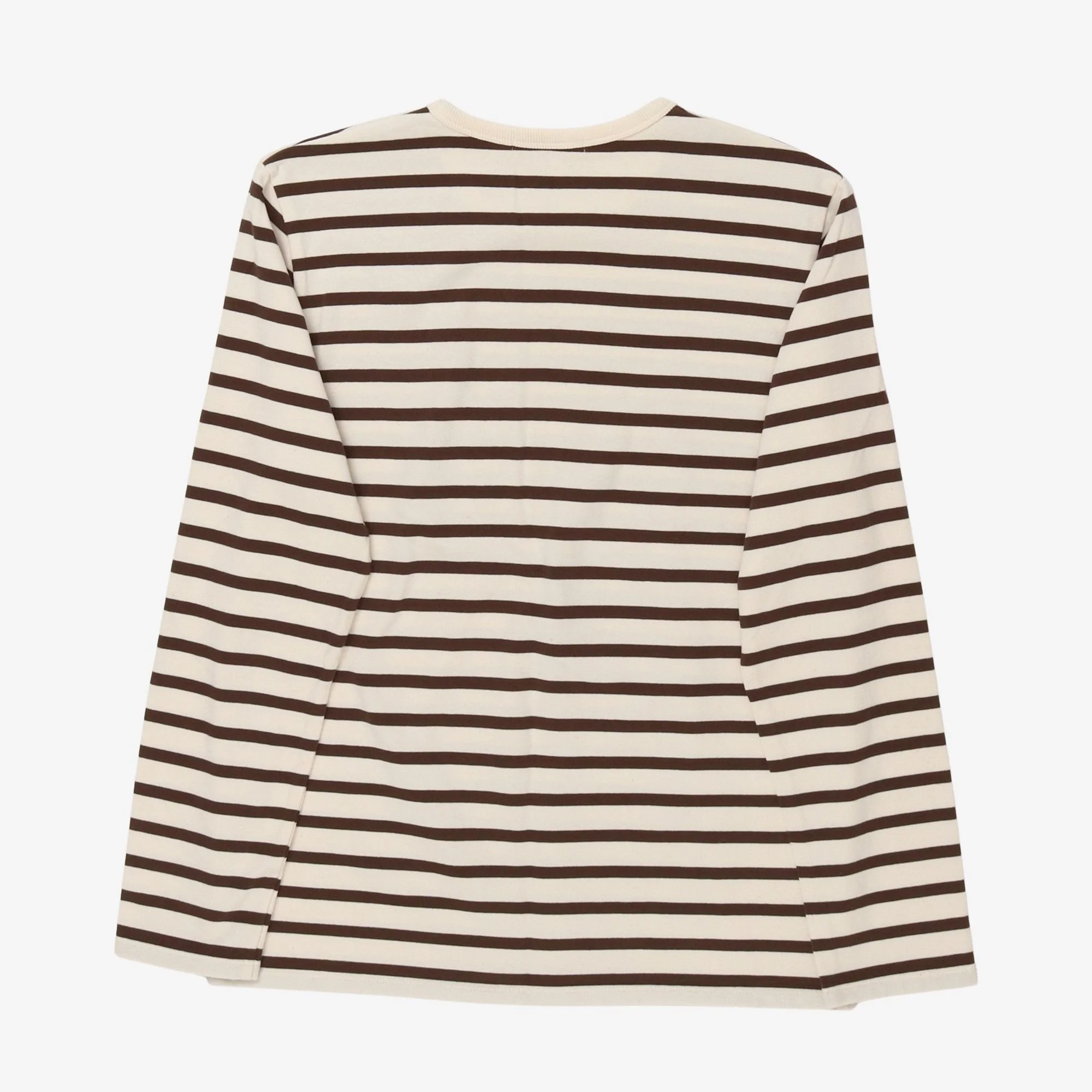 Boat Neck Stripe LS Tee - Image 2