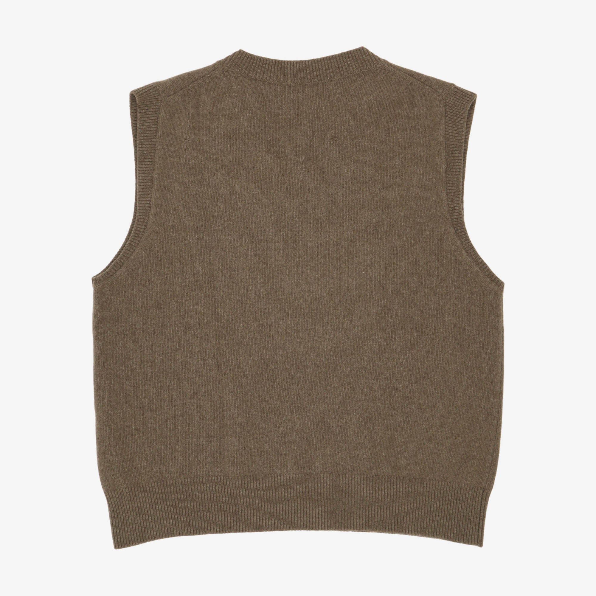Boiled Wool Knitted Vest - Image 2