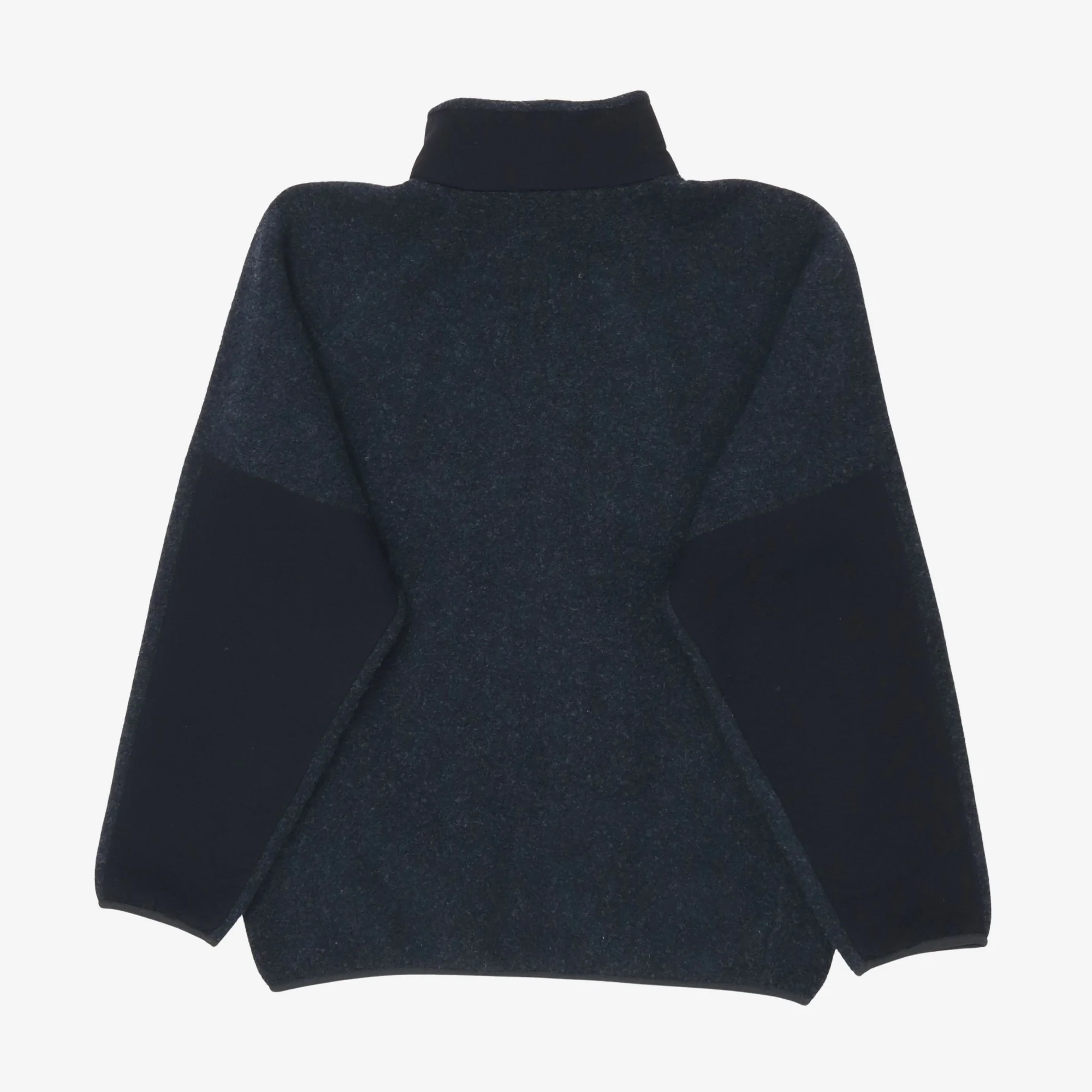 Boiled Wool Zip Up Sweatshirt - Image 2