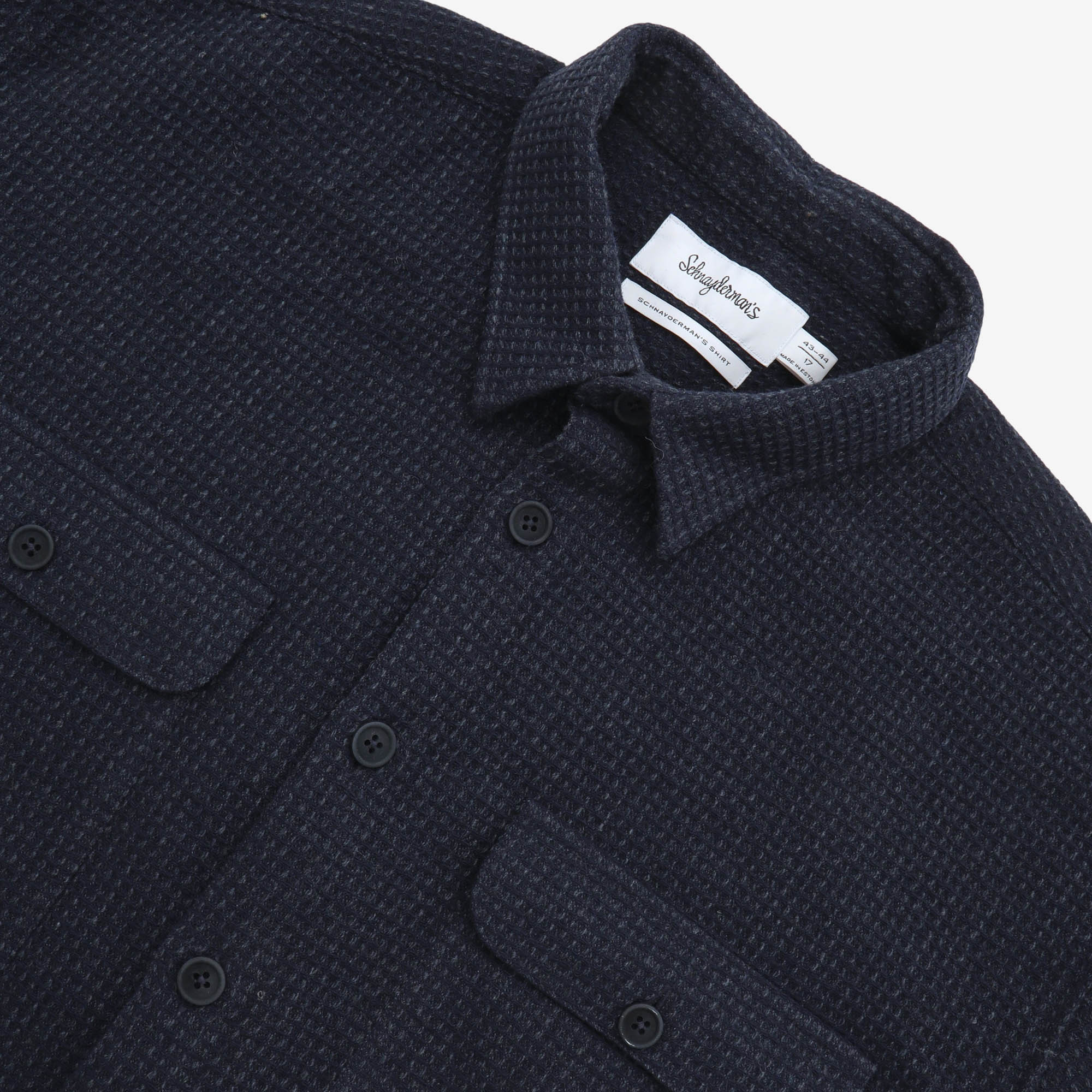 Boxy Waffle Knit Shirt - Image 3