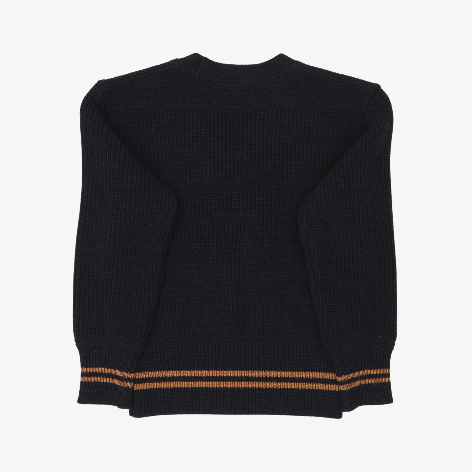 Heavy Gauge Wool V Neck Sweater (Butcher Products) - Image 2