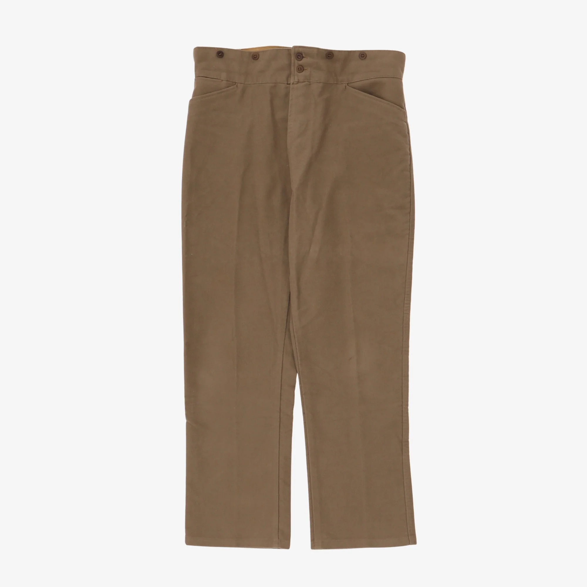 Brushed Cotton Trousers