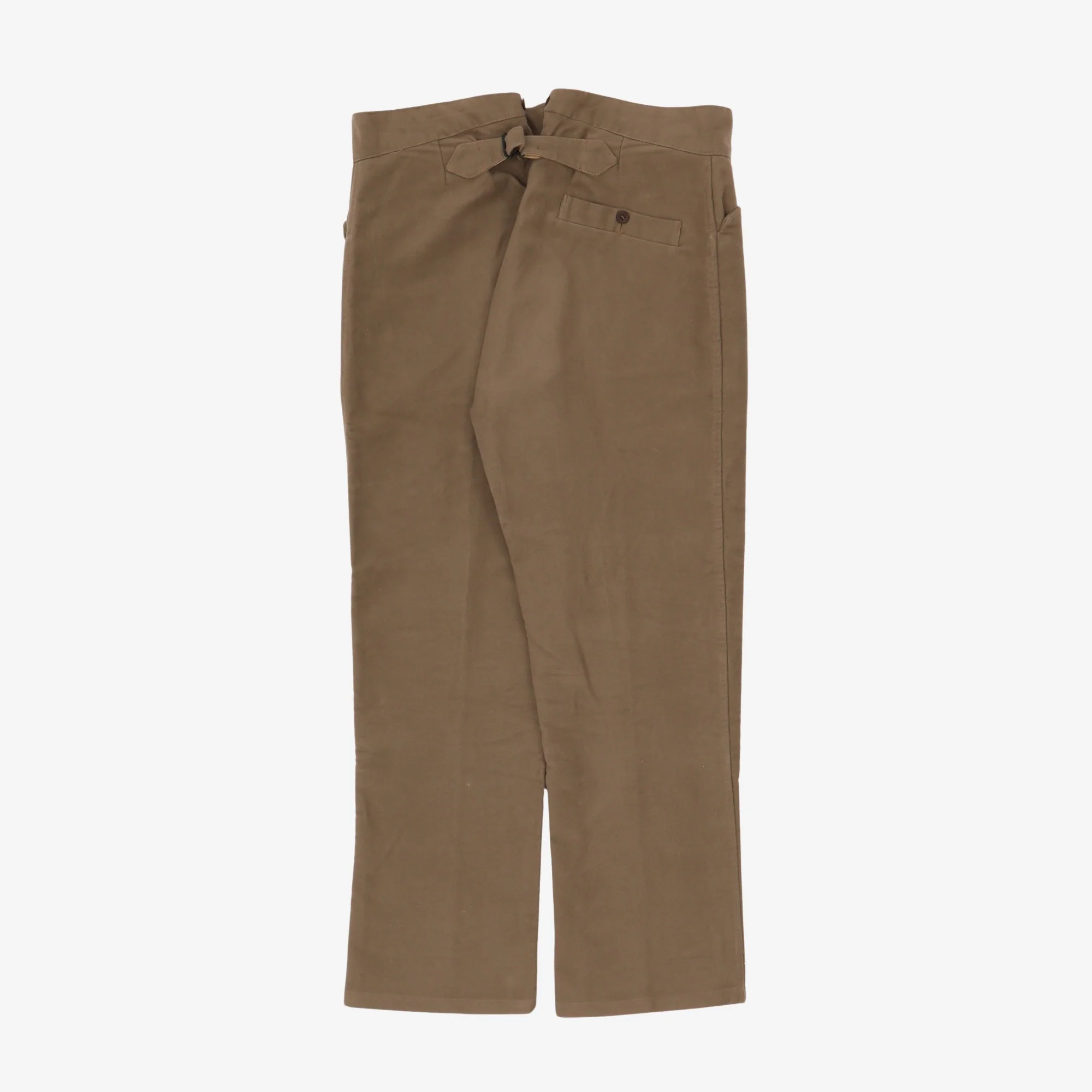 Brushed Cotton Trousers - Image 2