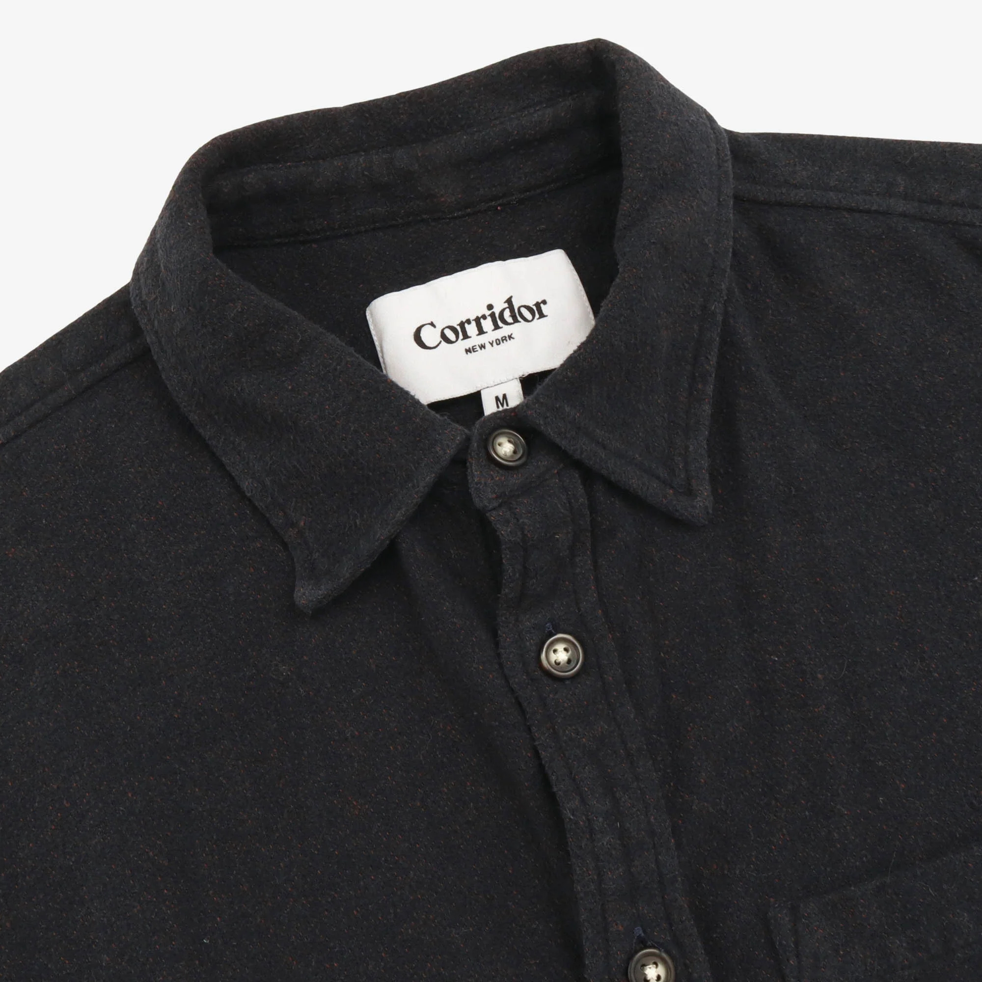 Brushed Plain Flannel Shirt - Image 3