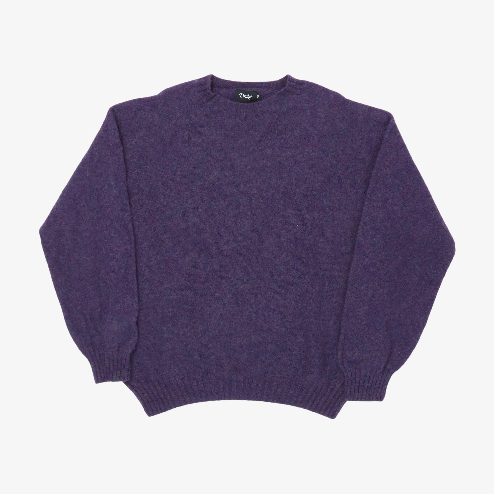 Brushed Shetland Crewneck Sweater