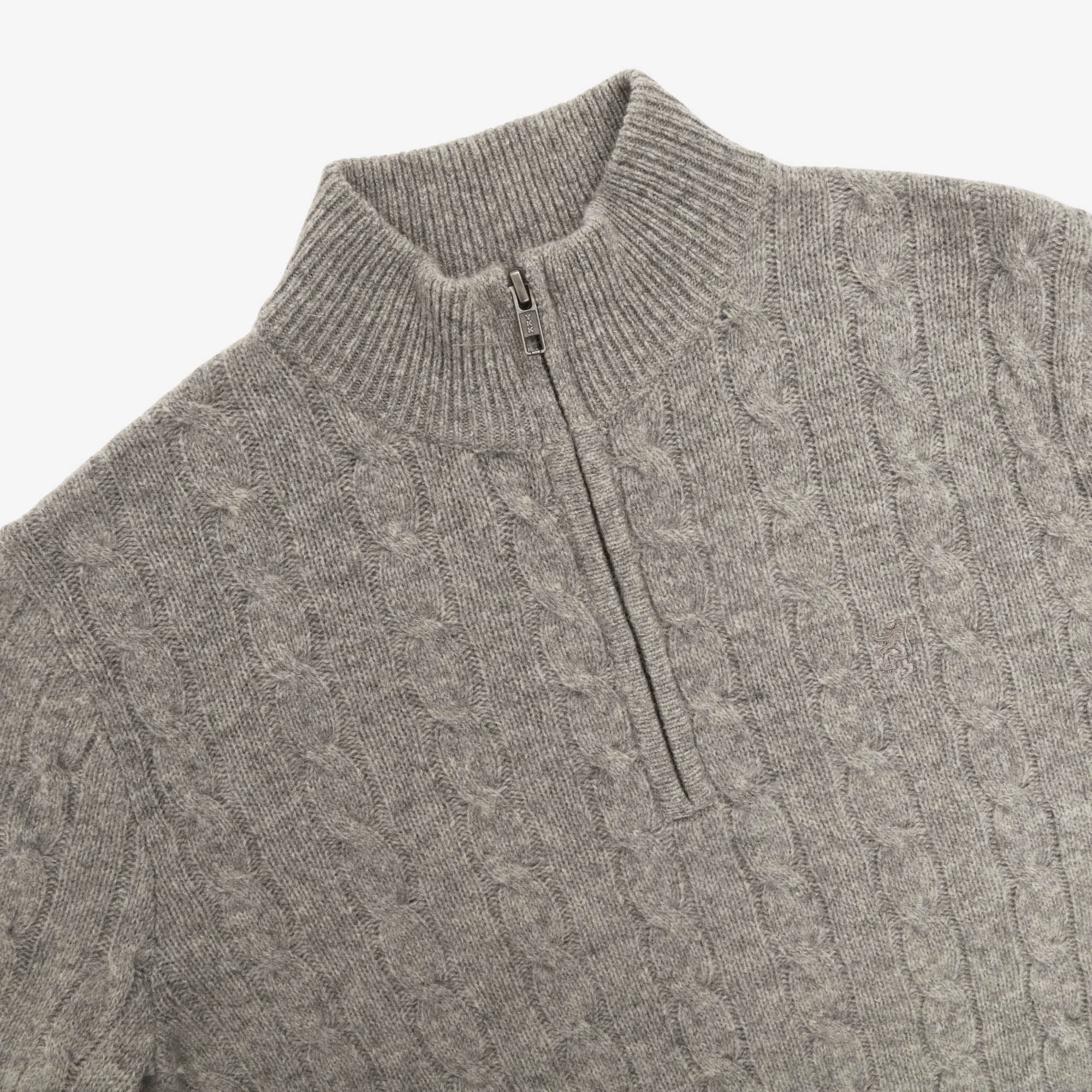 Cable Knit Lambswool Sweater - Image 3
