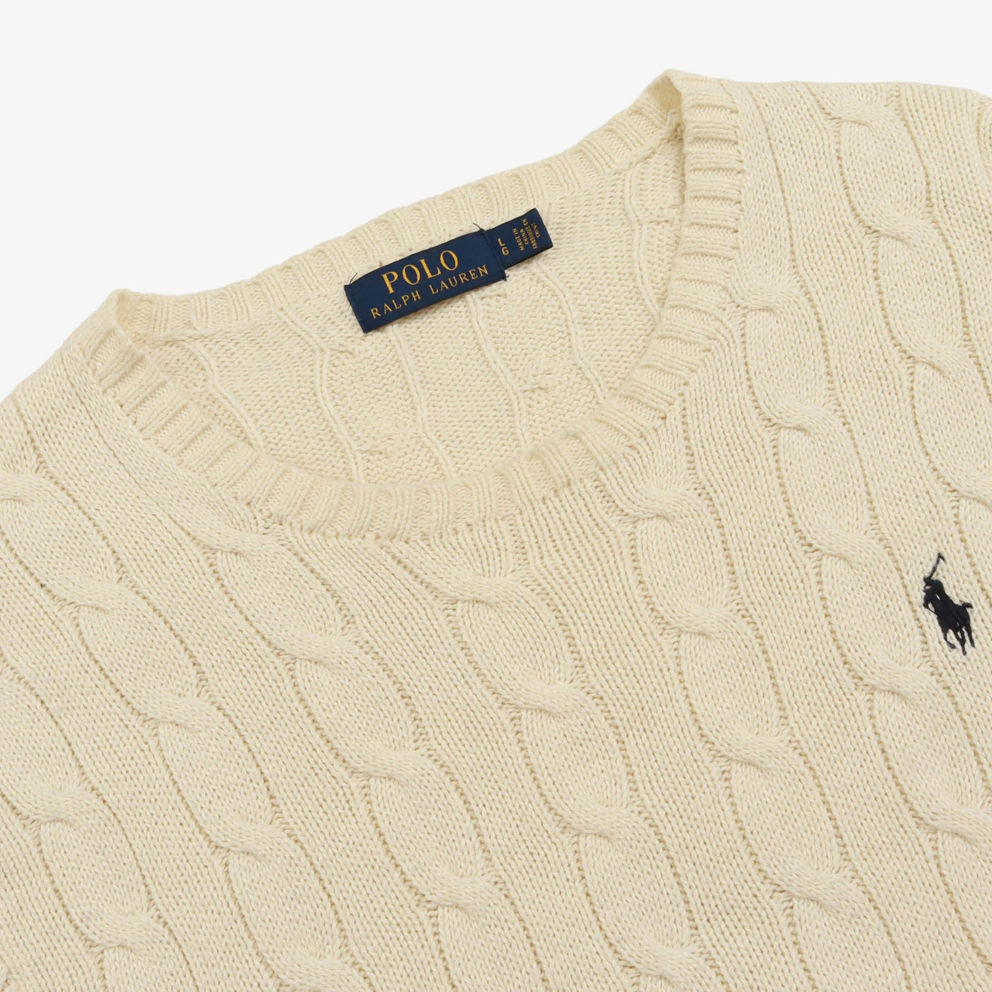 Cable Knit Sweater - Image 3