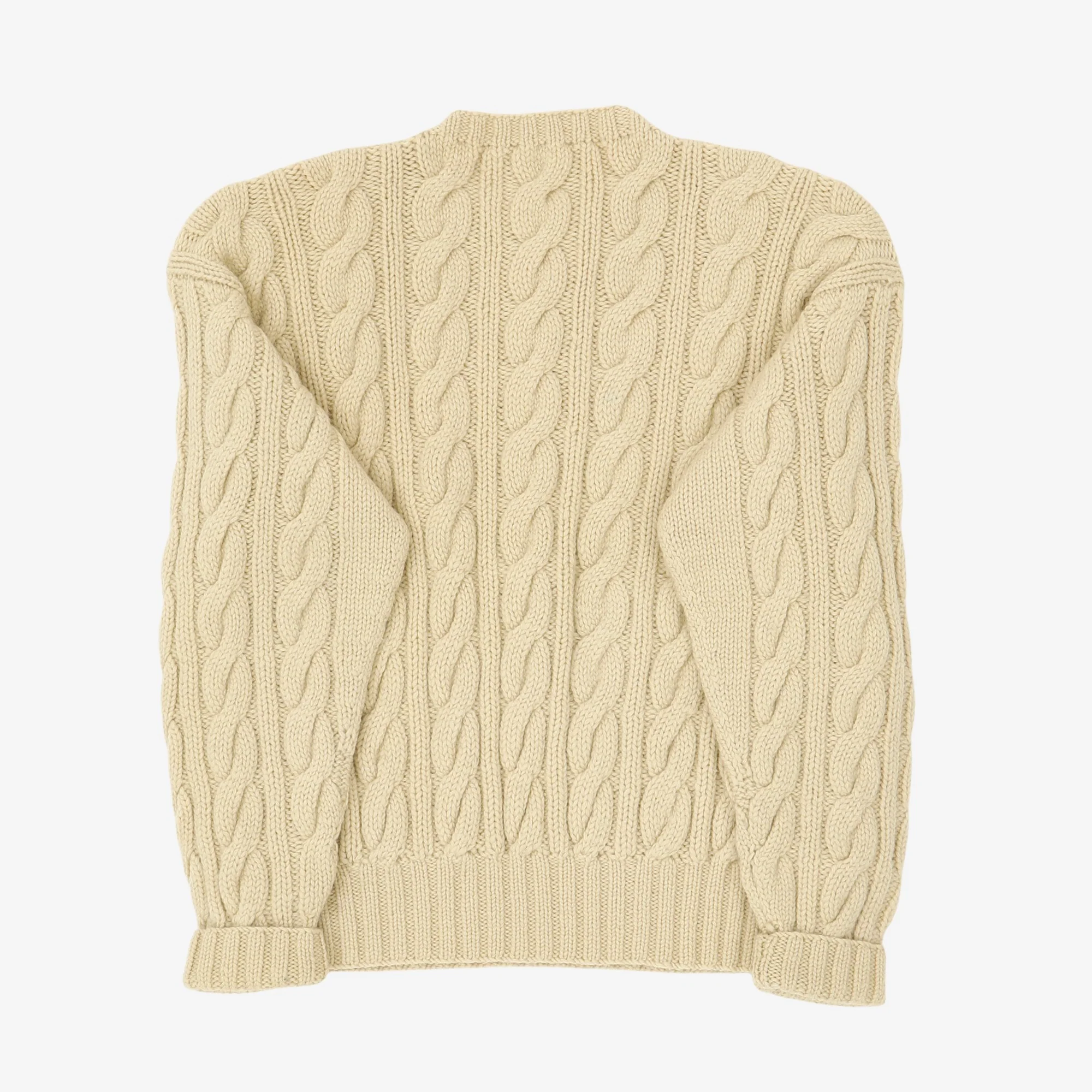 Wool Hand Knit Sweater - Image 2