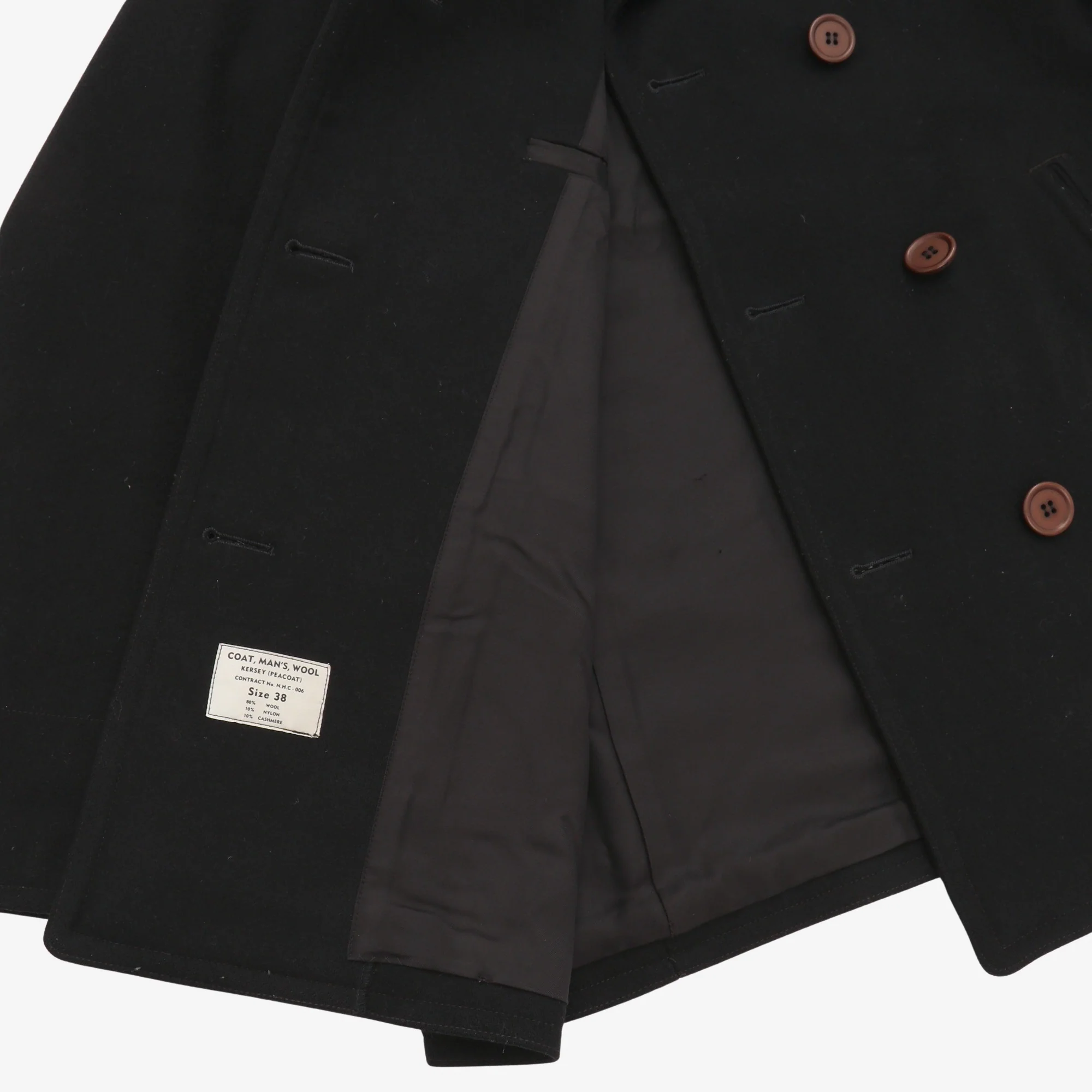 Cashmere Blend Peacoat - Image 5
