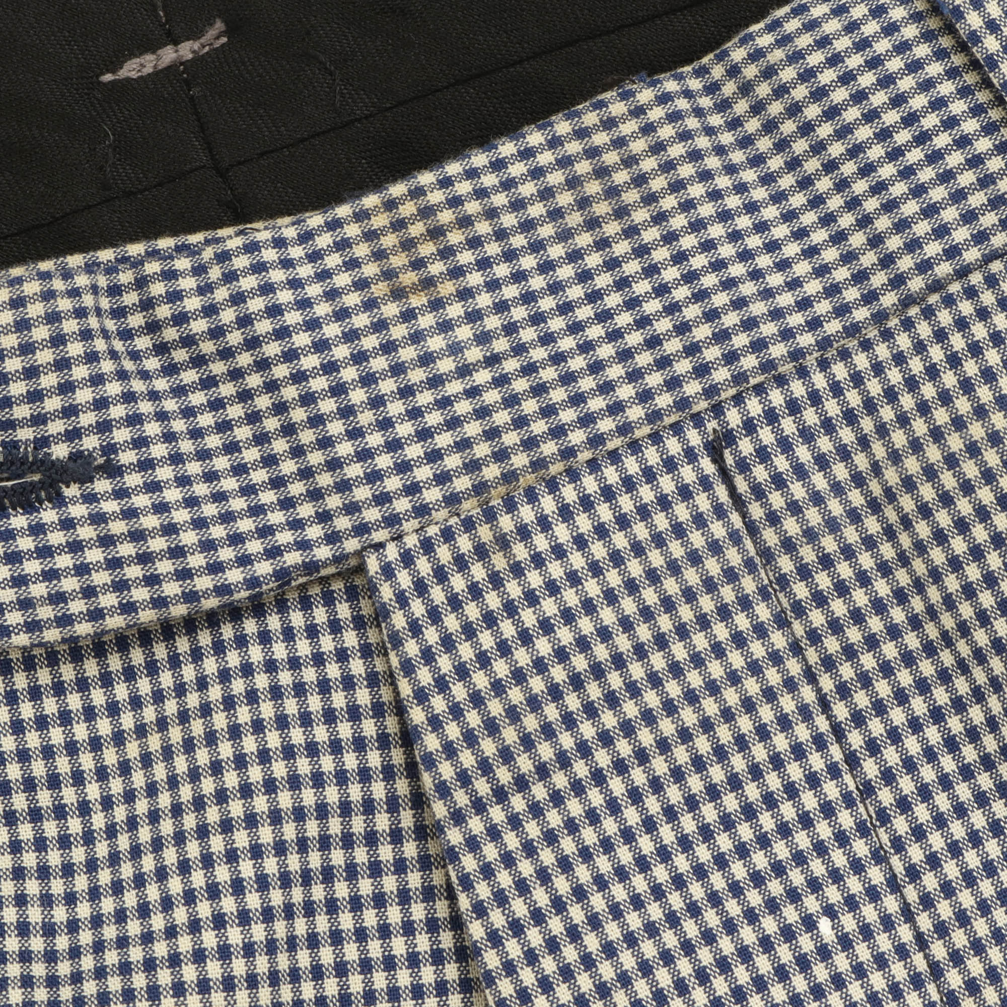 Check Flat Front Trousers (34W X 29L) - Image 4
