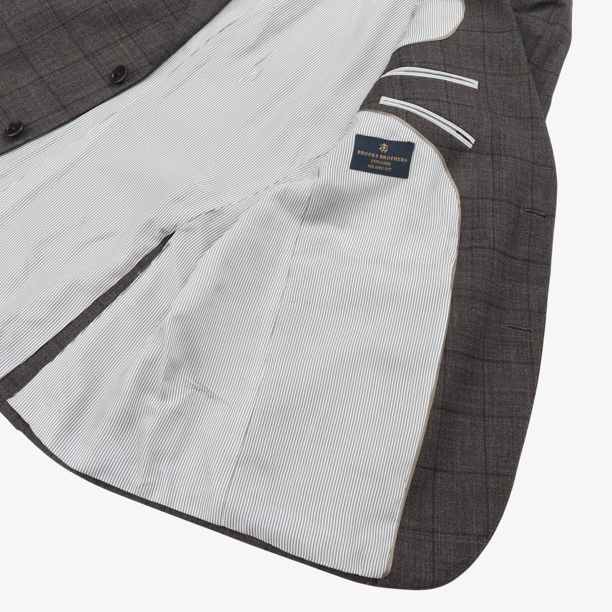 Check Wool Suit - Image 3
