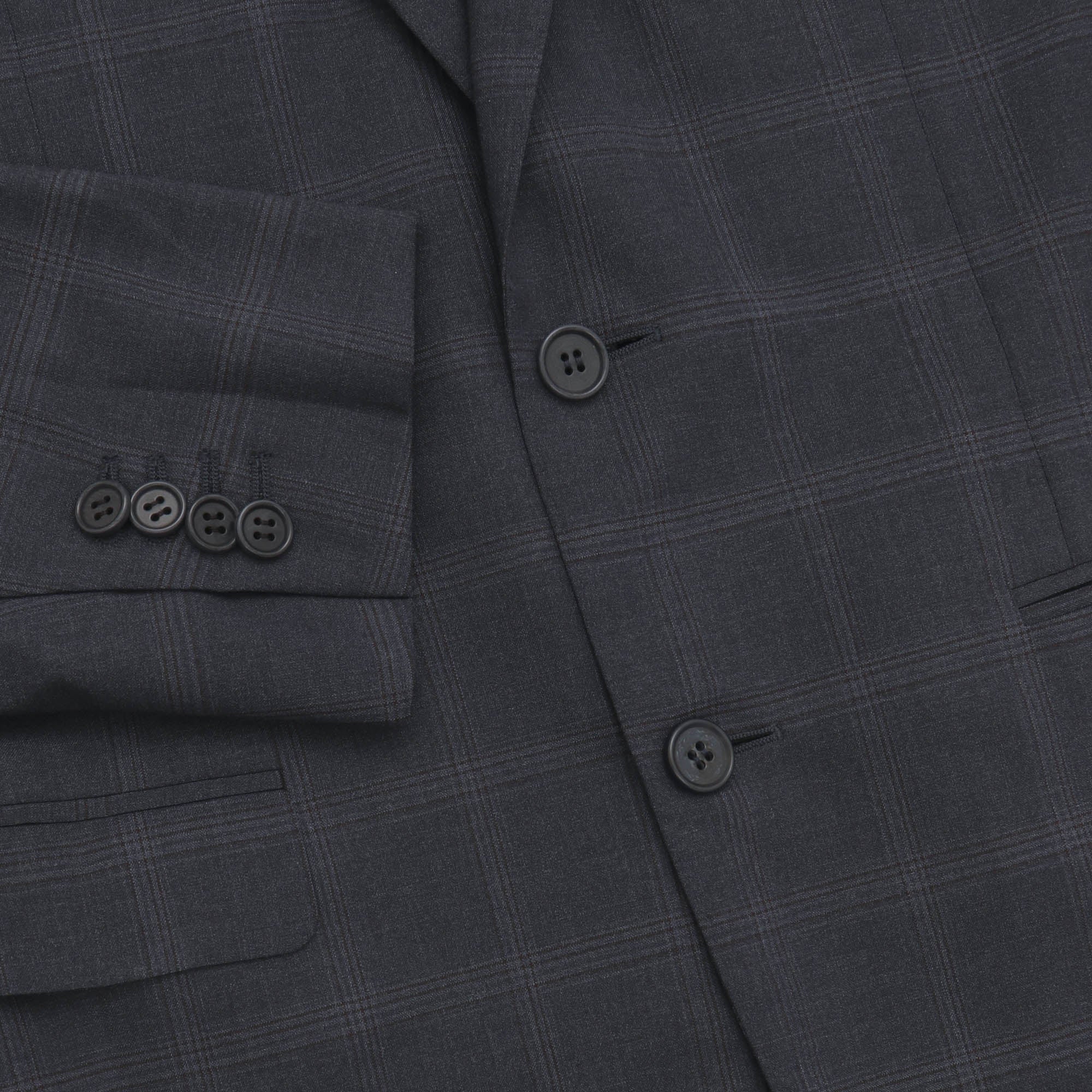 Check Wool Suit - Image 3
